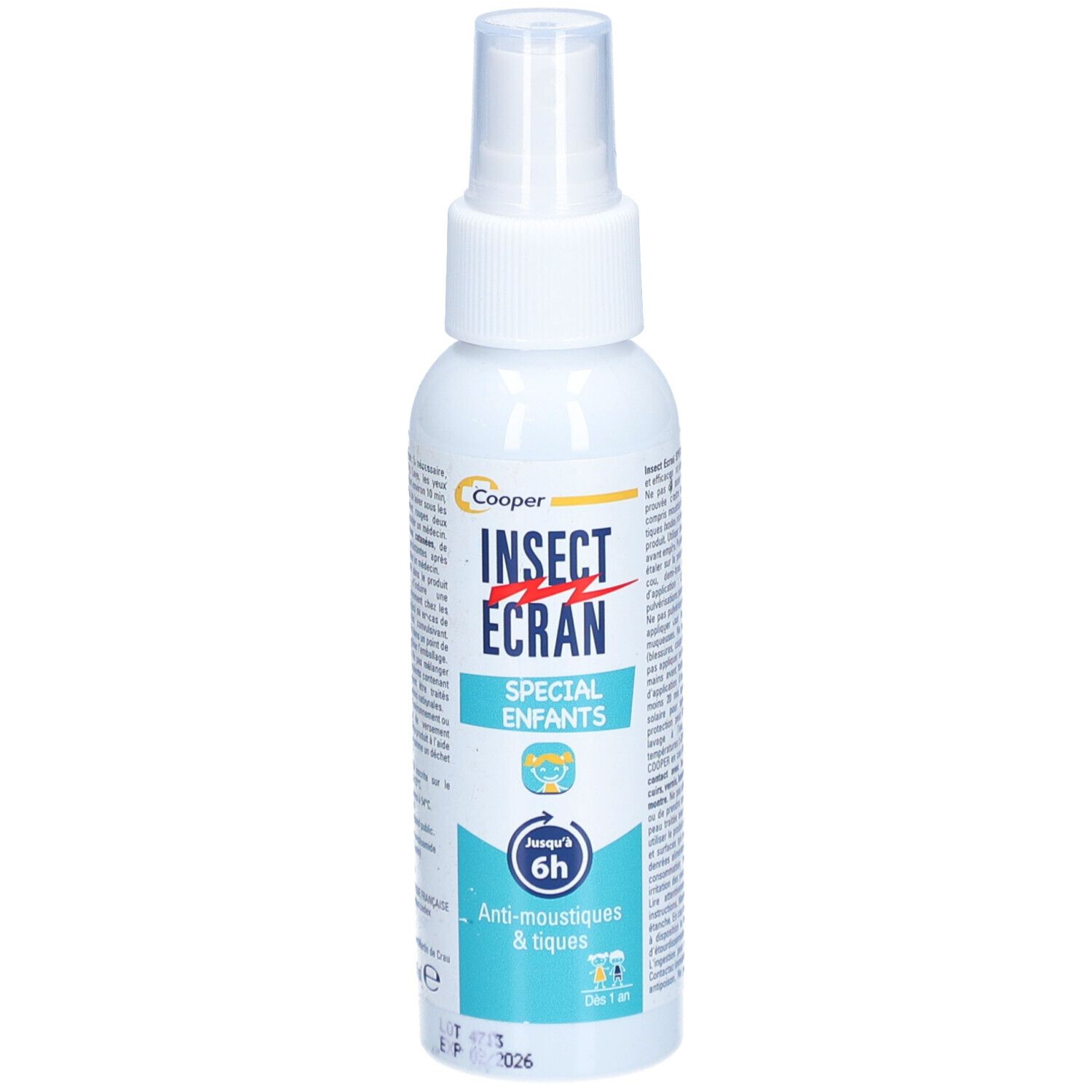 INSECT ECRAN Spécial Enfants Spray Antimoustiques & Tiques