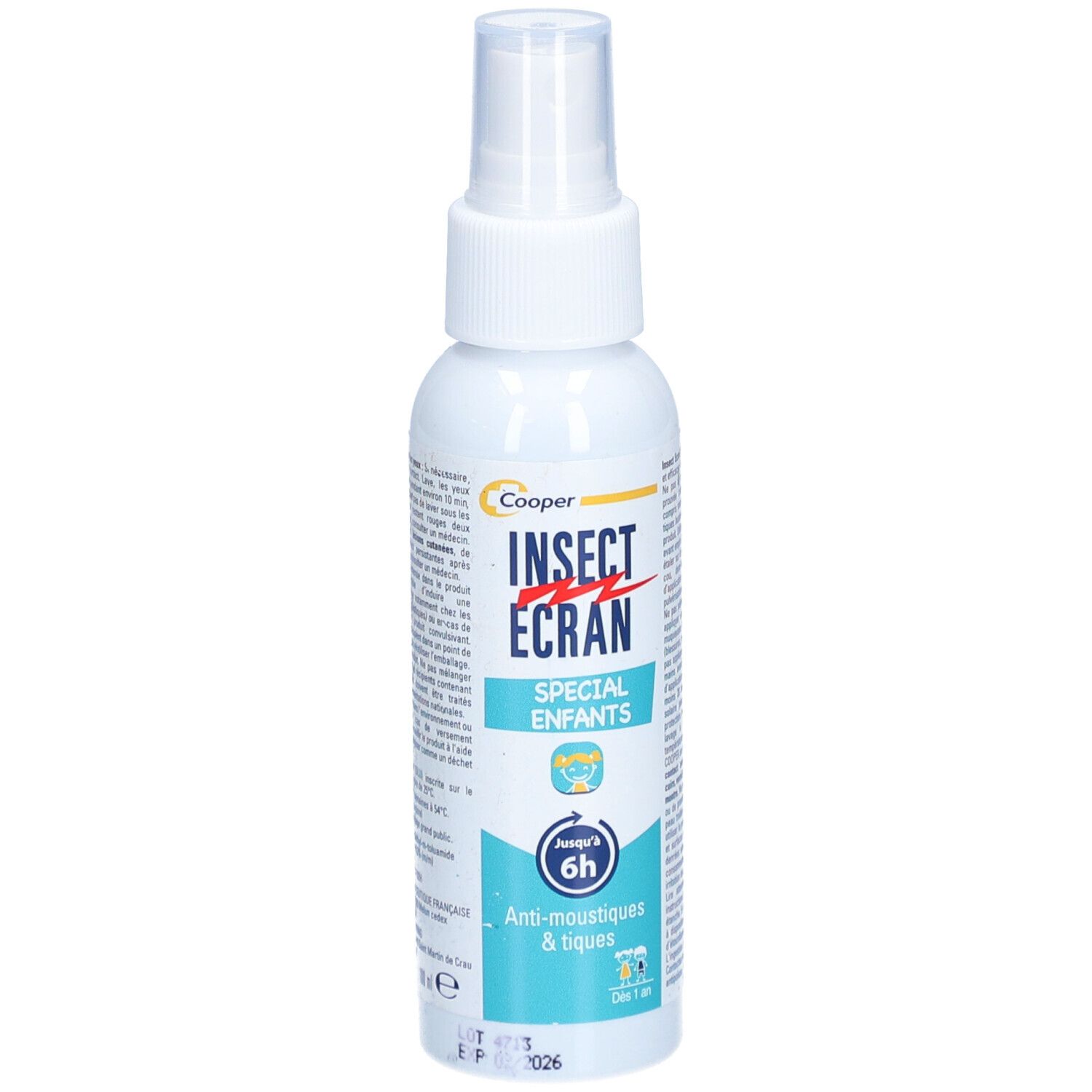 INSECT ECRAN Spécial Enfants Spray Antimoustiques & Tiques