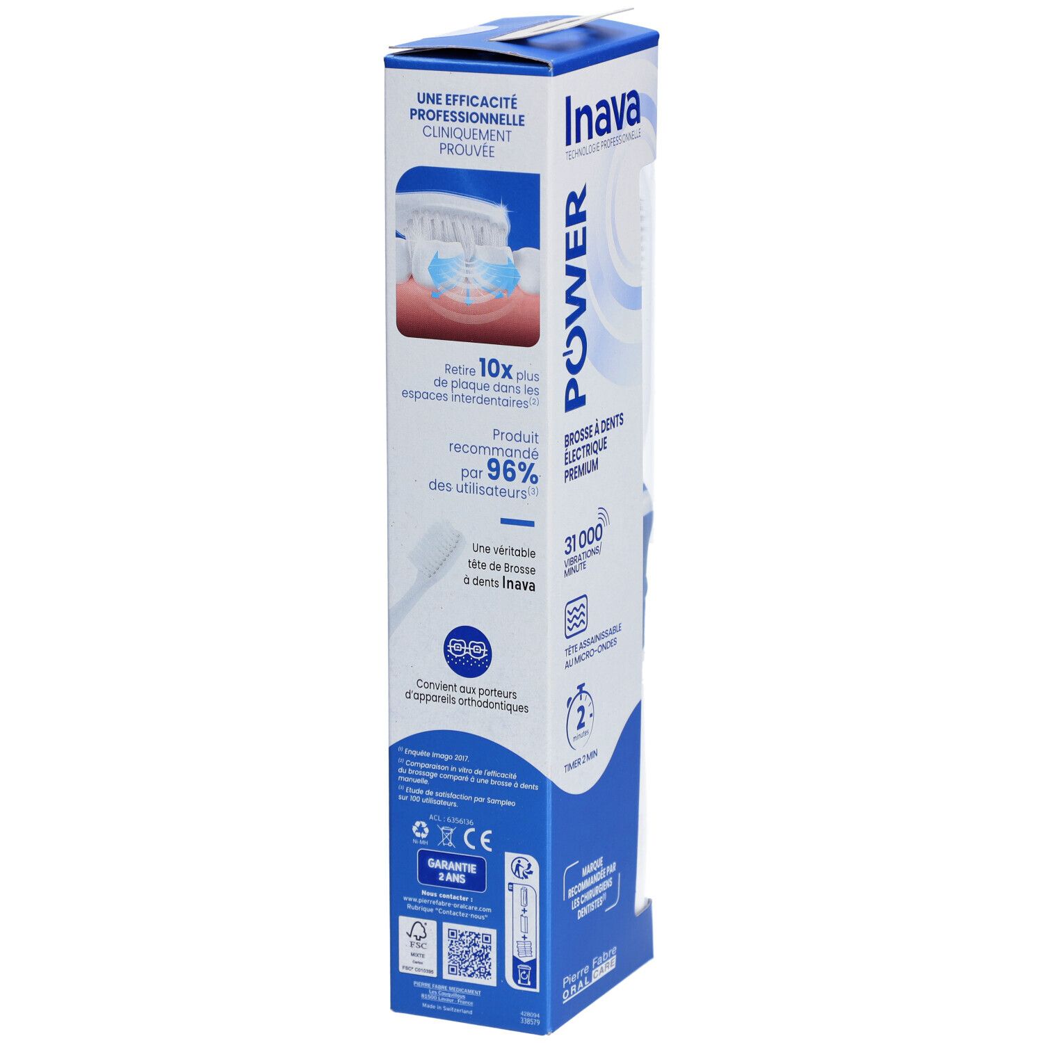 INAVA POWER Brosse à dents électrique sonic premium