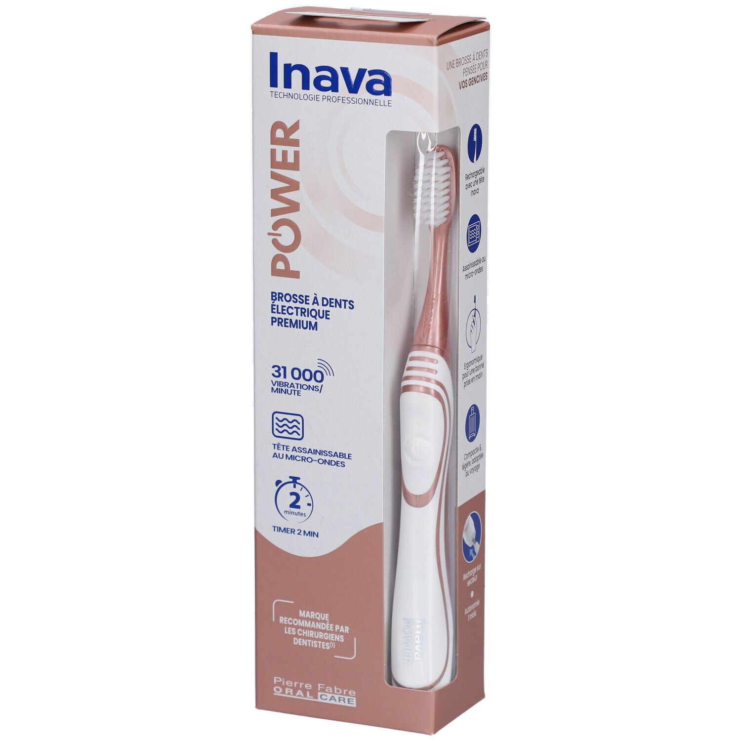 Bden Inava Brosse À Dents Électrique Power Rose Gold