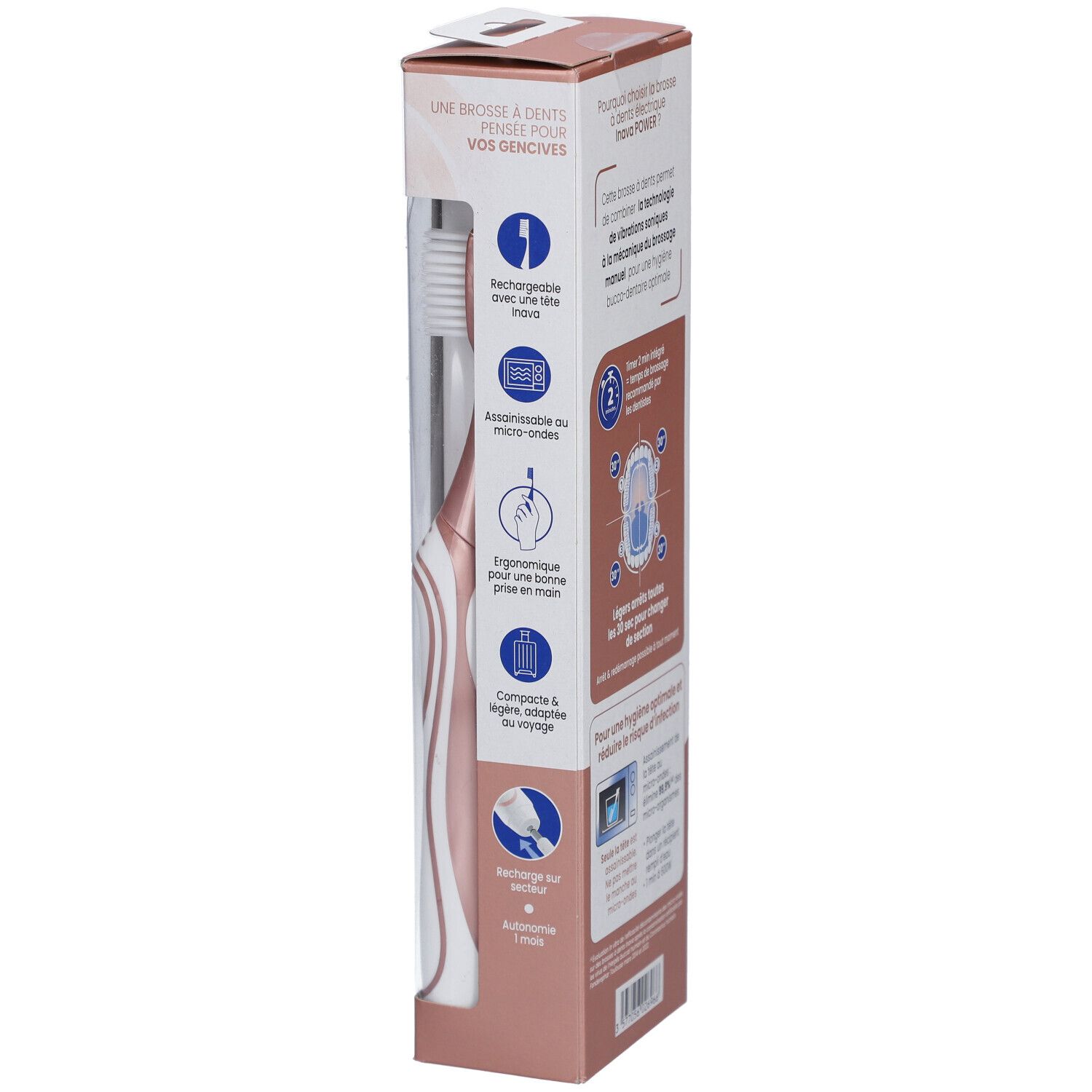 Bden Inava Brosse À Dents Électrique Power Rose Gold