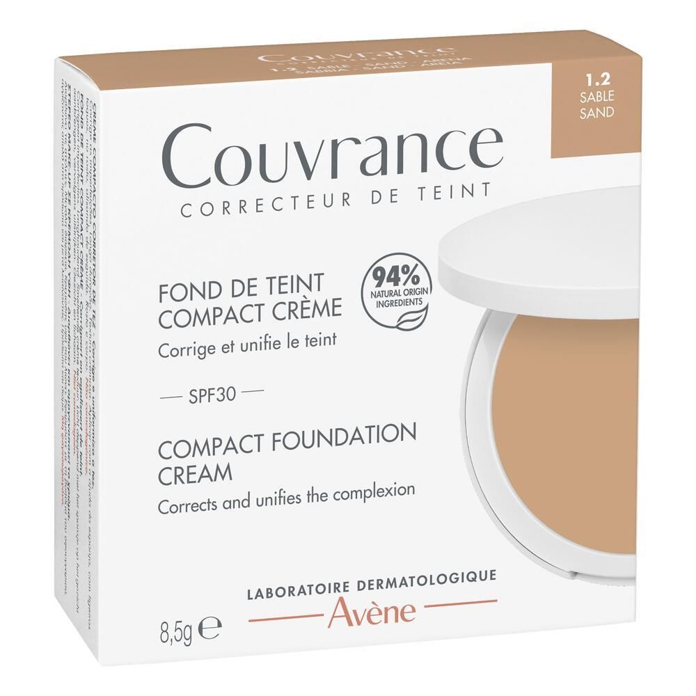 AVÈNE Couvrance - Fond de Teint Compact Crème 1.2 Sable SPF30