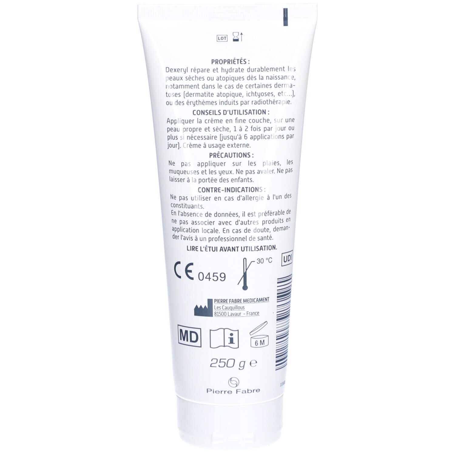 DEXERYL Crème Traitement des Sécheresses Cutanées