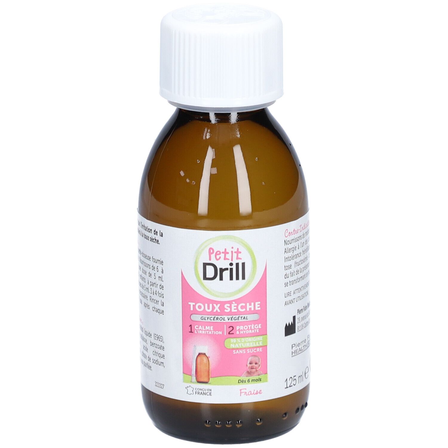 PETIT DRILL TOUX SÈCHE - Dispositif médical, sirop nourrissons et enfants. - fl 125 ml