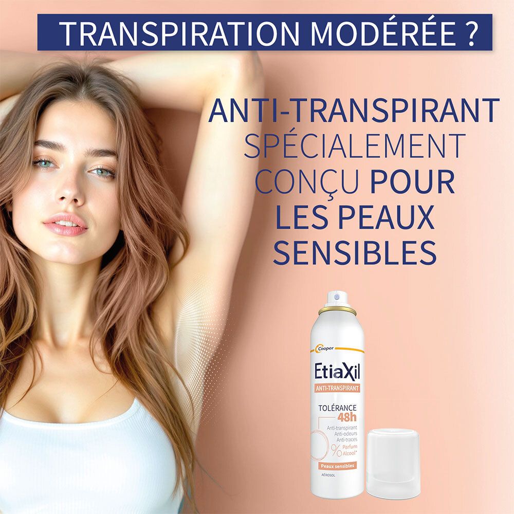 ETIAXIL Anti-Transpirant Tolérance 48h x2