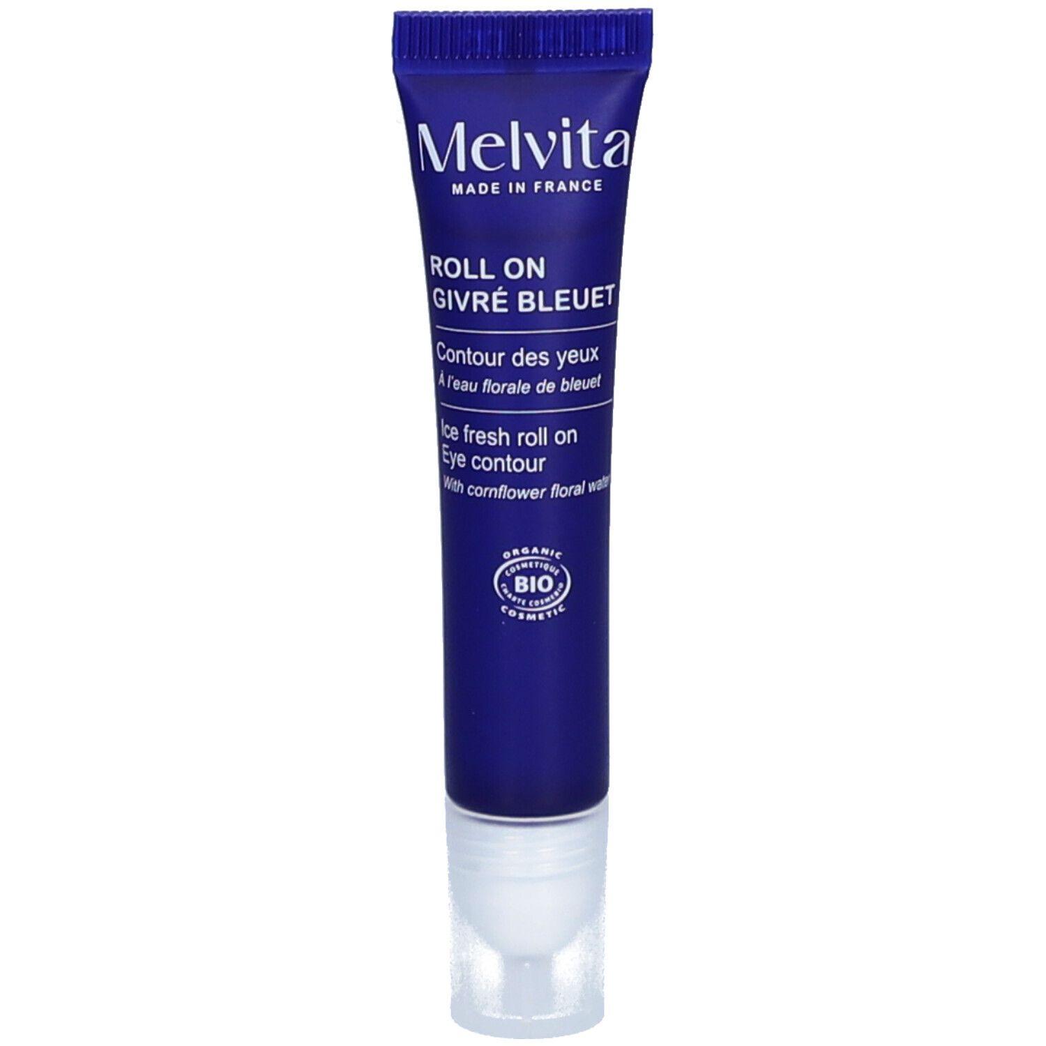 Melvita roll-on givré bleuet