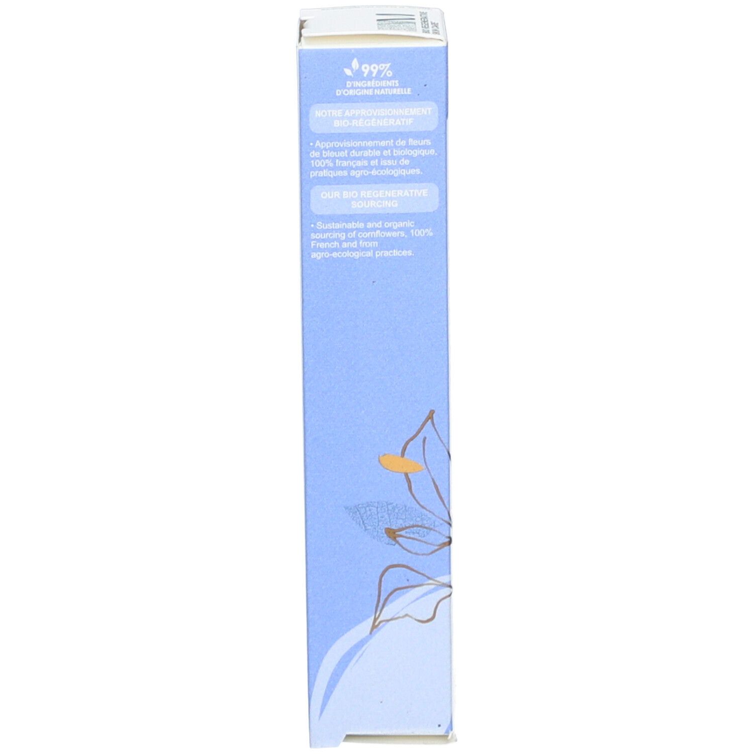 Melvita roll-on givré bleuet