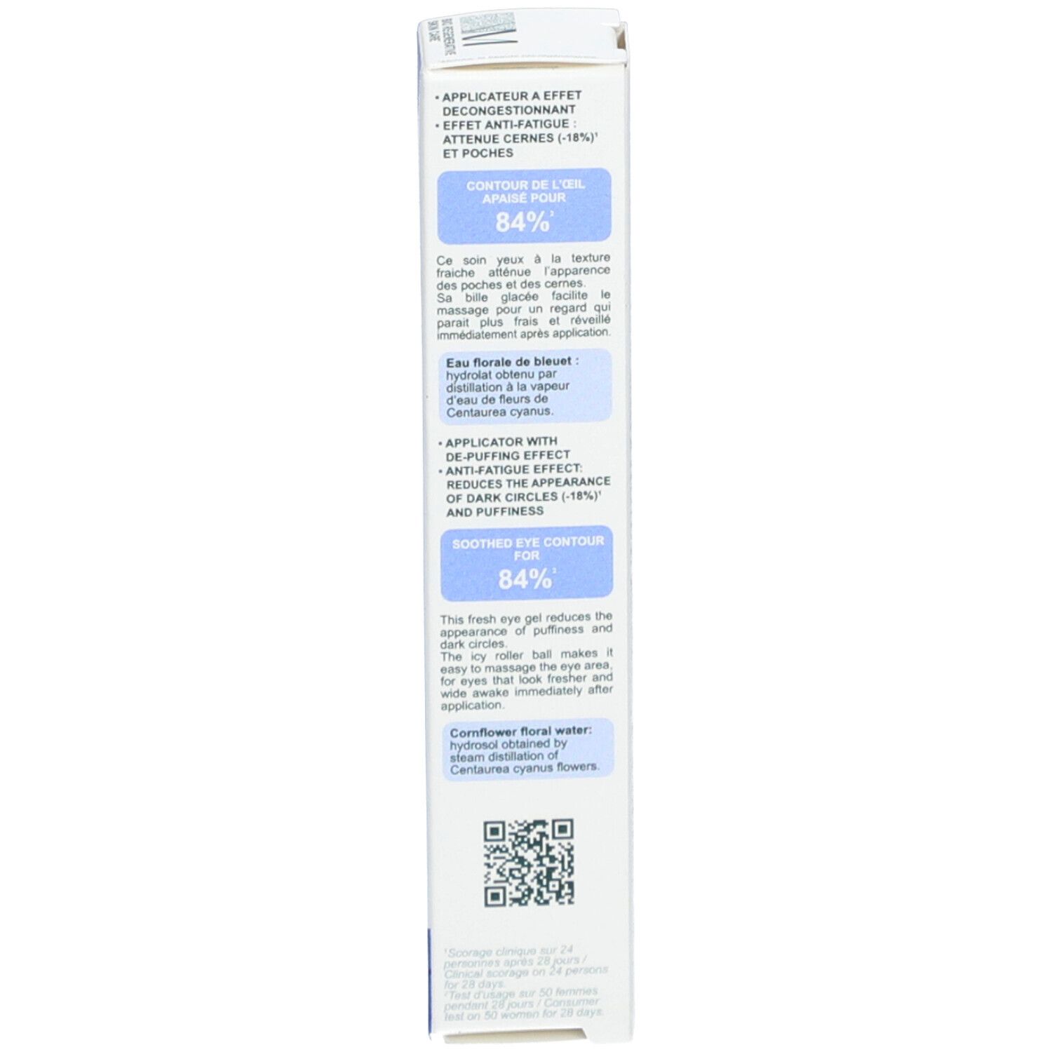 Melvita roll-on givré bleuet