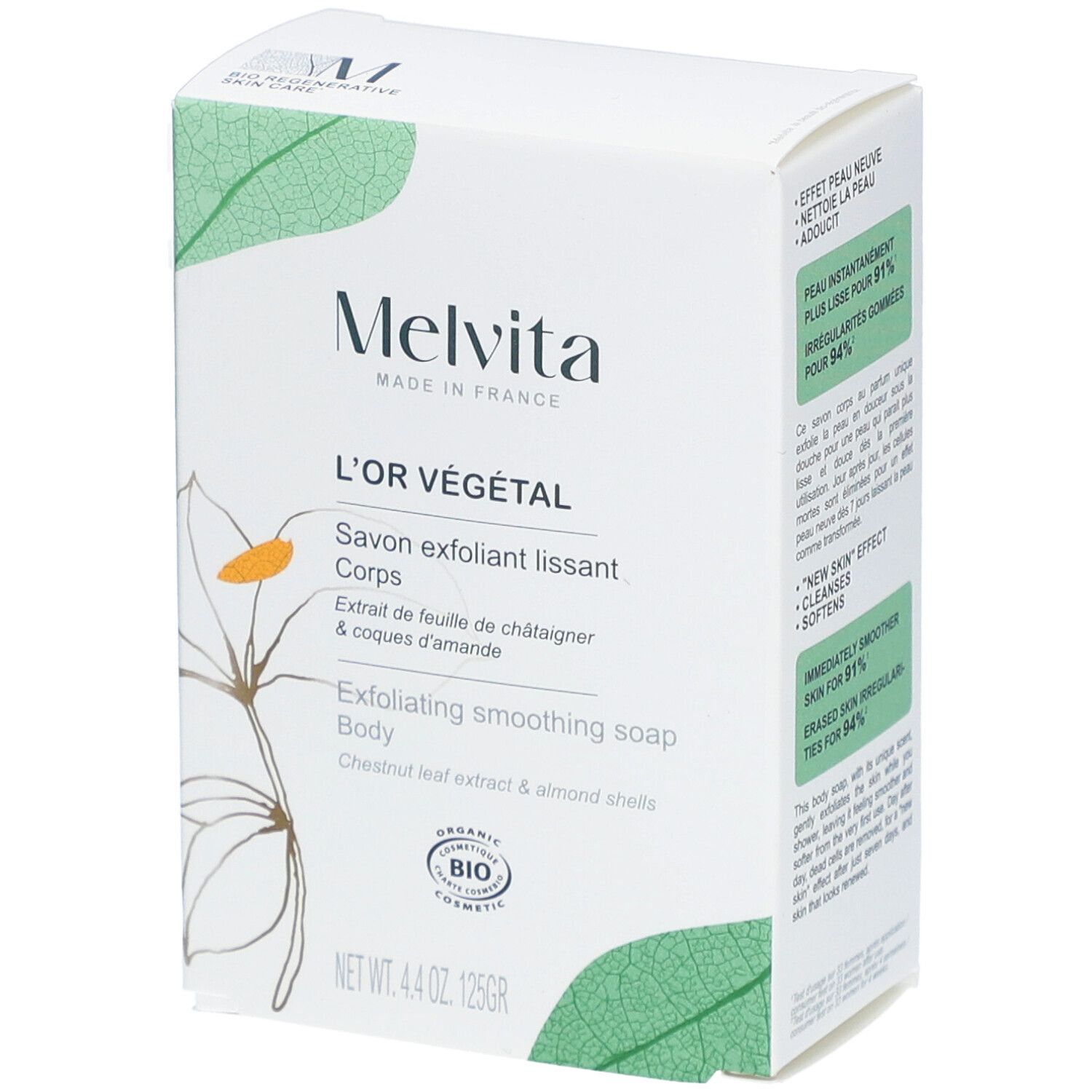 MELVITA L'Or Végétal Savon Exfoliant Lissant Corps