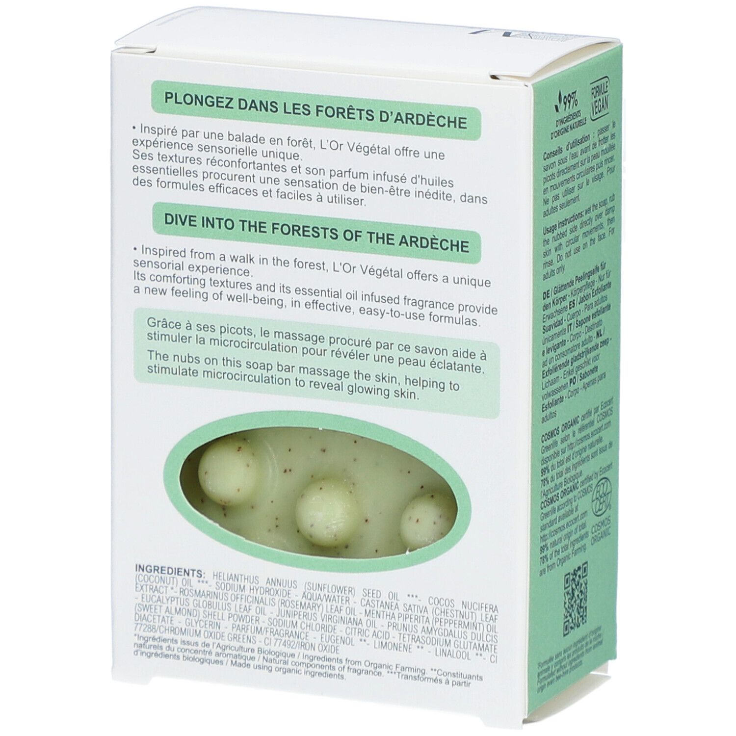 MELVITA L'Or Végétal Savon Exfoliant Lissant Corps