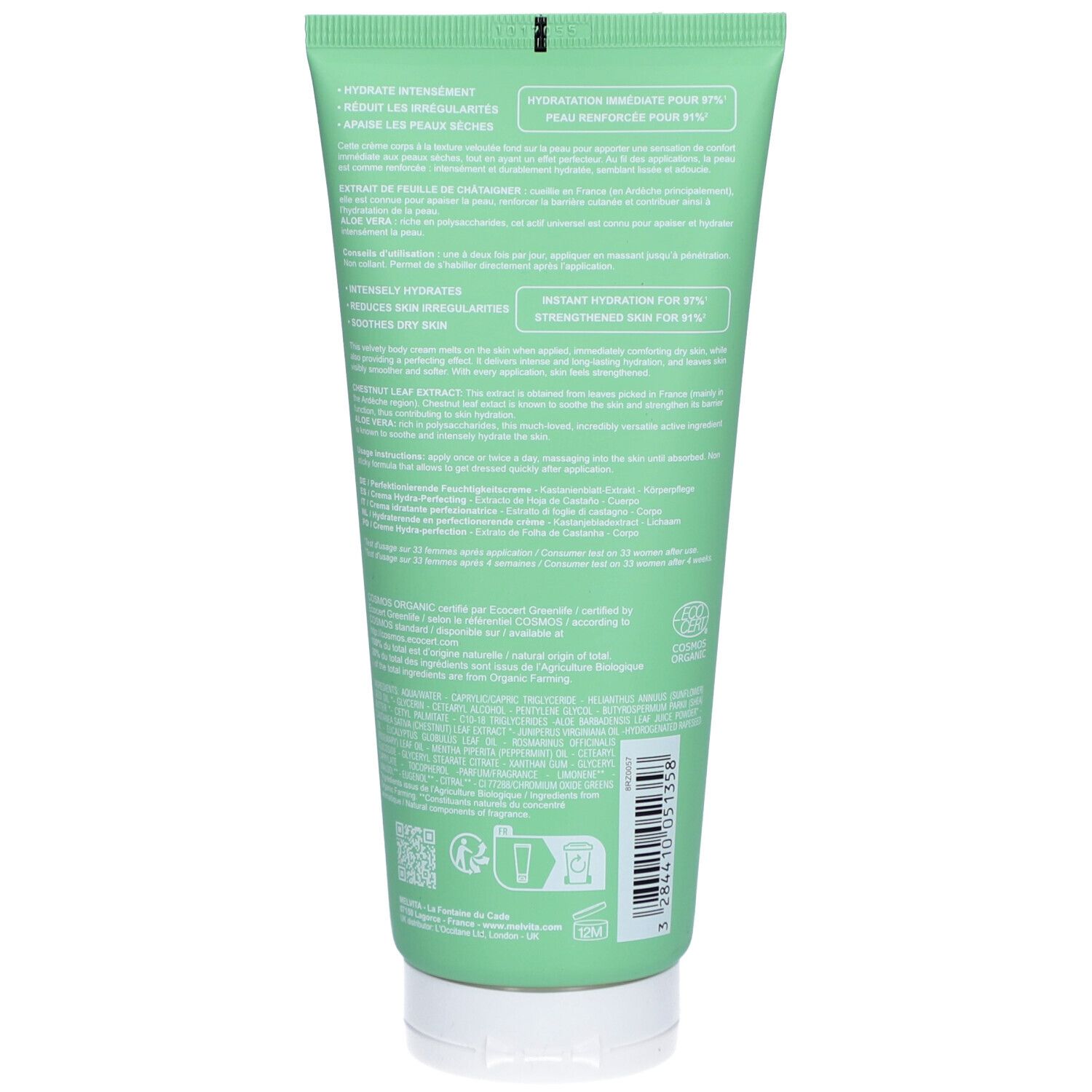 MELVITA L'Or Végétal Crème Hydra-Perfectrice Corps