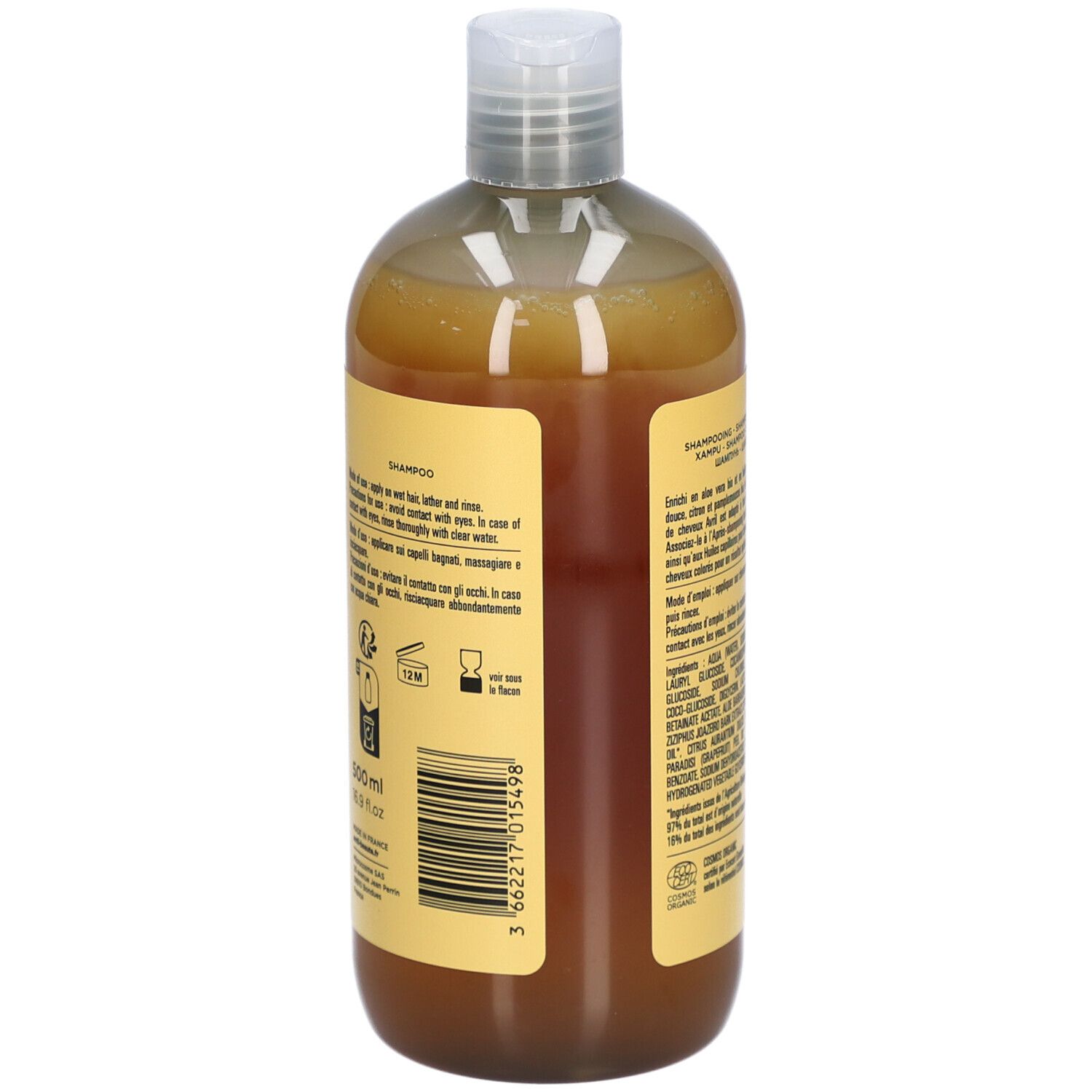 Avril Shampooing Tous types de cheveux Sans tensio-actifs sulfatés