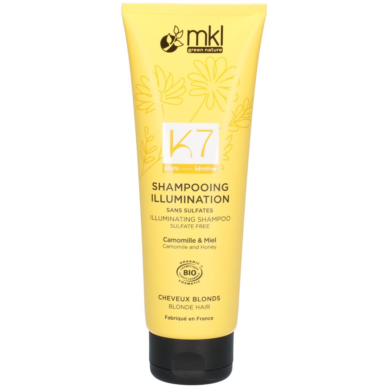 MKL Green Nature K7 Shampoo Illumination pour cheveux blonds, 250ml.