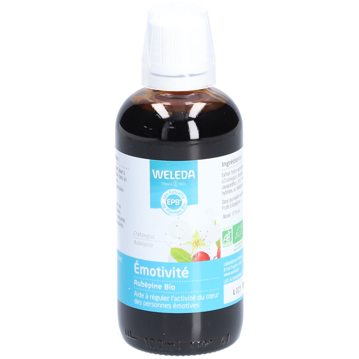 Weleda Extrait de Plante Bio Émotivité Aubépine