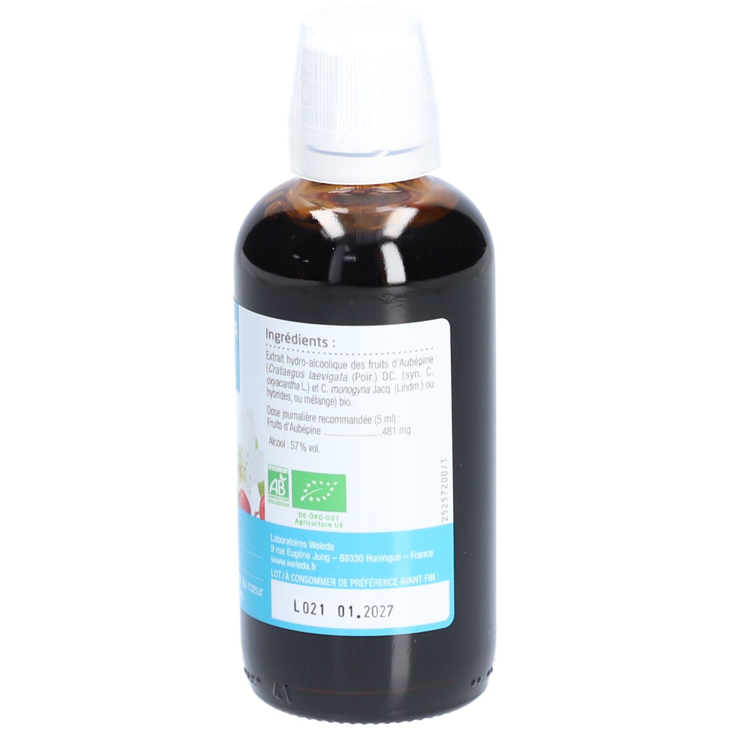 Weleda Extrait de Plante Bio Émotivité Aubépine