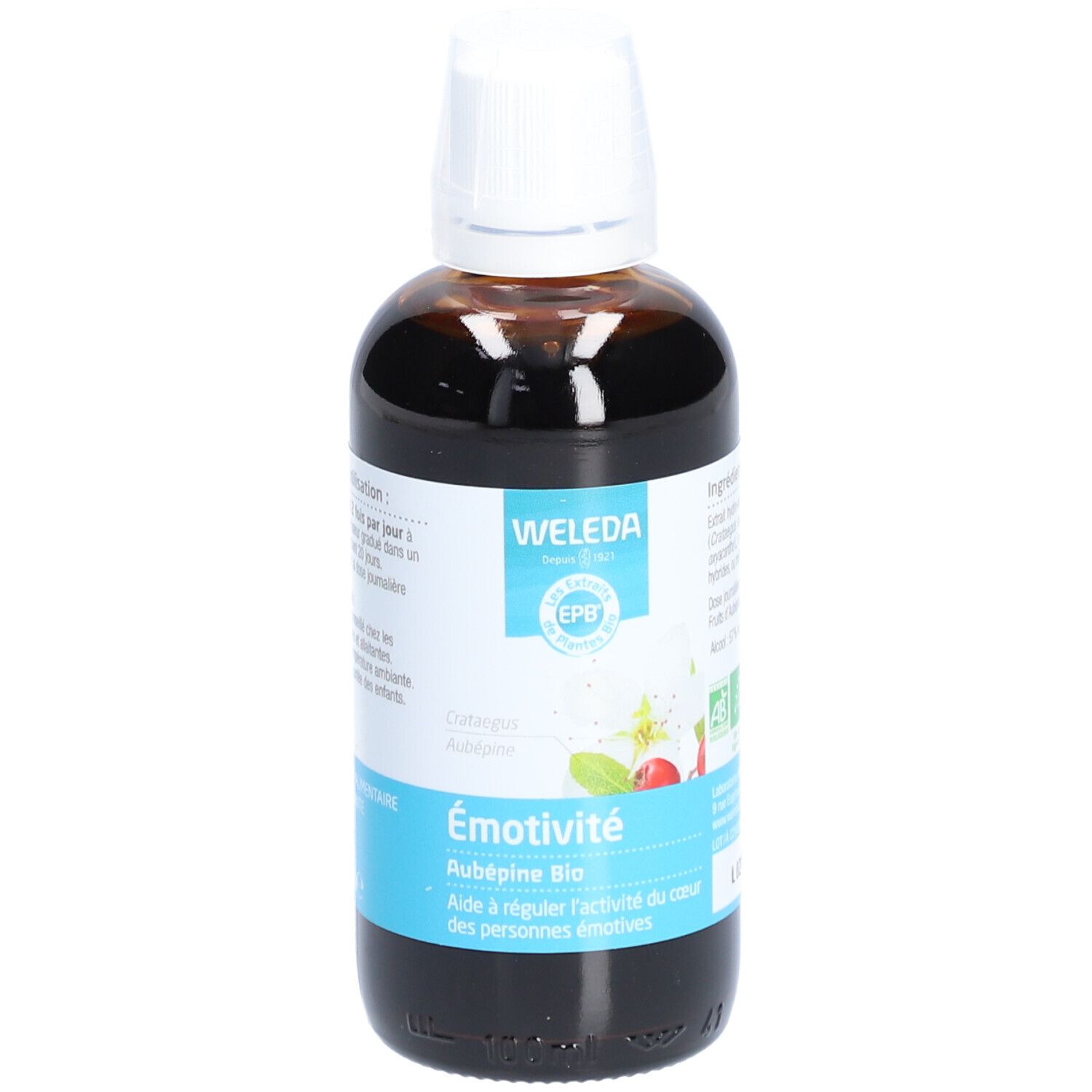 Weleda Extrait de Plante Bio Émotivité Aubépine