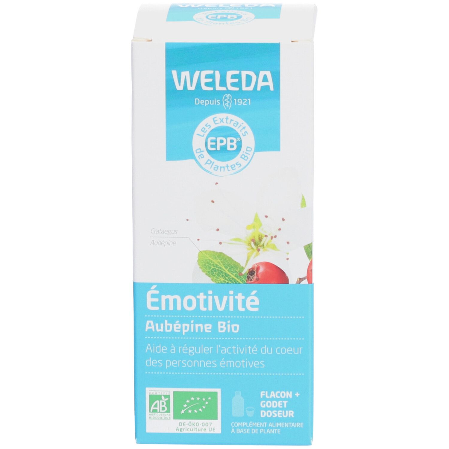 Weleda Extrait de Plante Bio Émotivité Aubépine