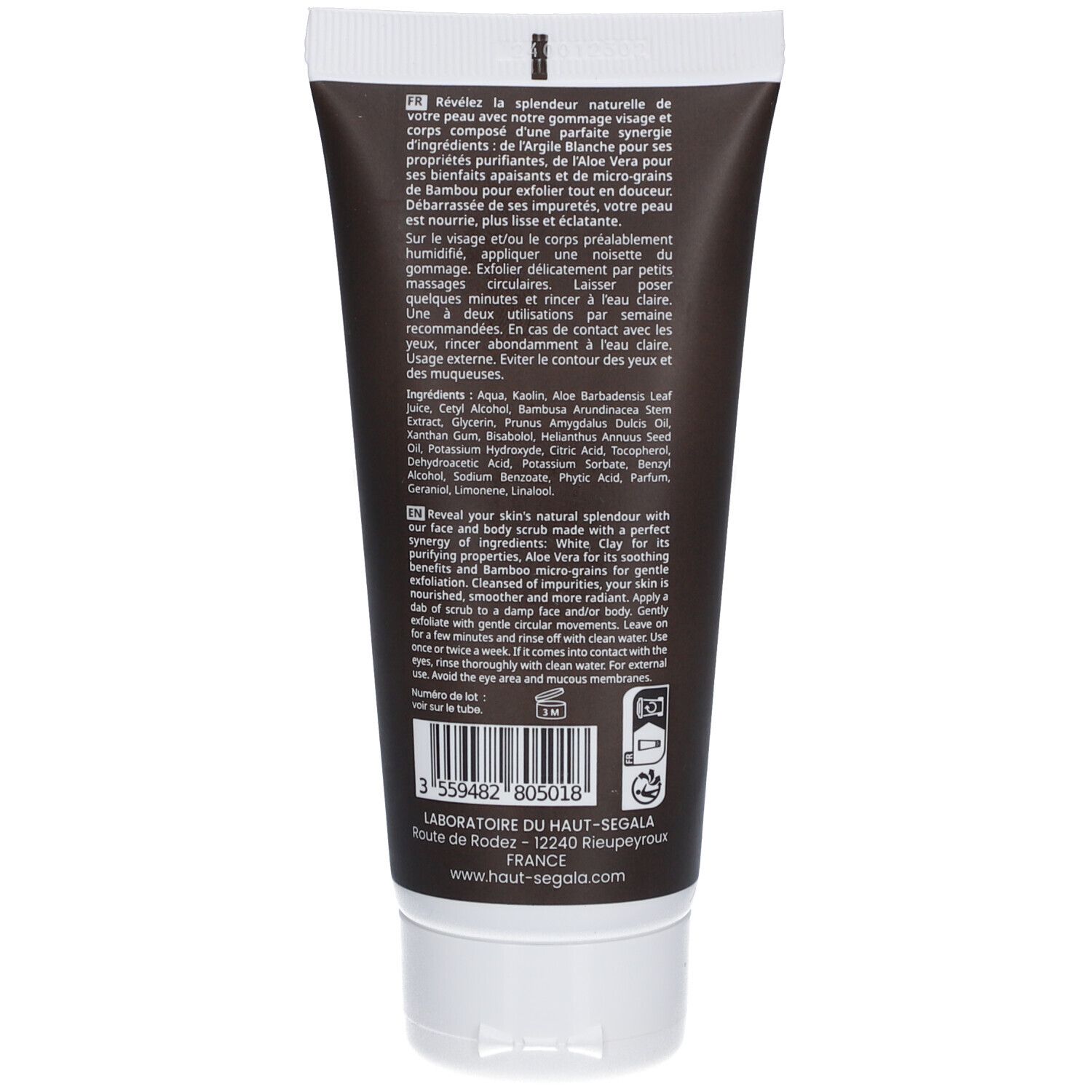 LABORATOIRE DU HAUT-SEGALA Argaïa Gommage Argile Blanche