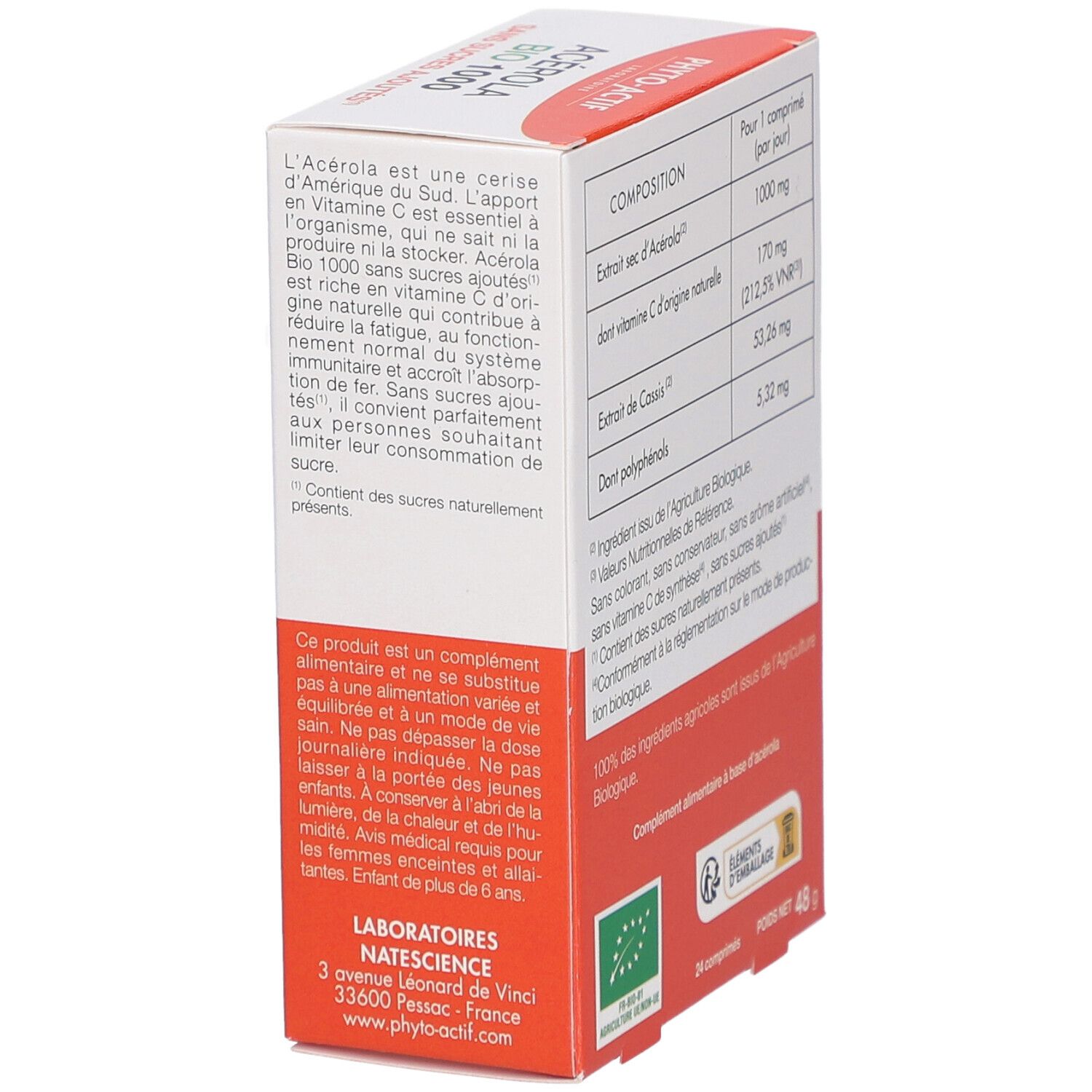 PHYTO-ACTIF Acérola Bio 1000