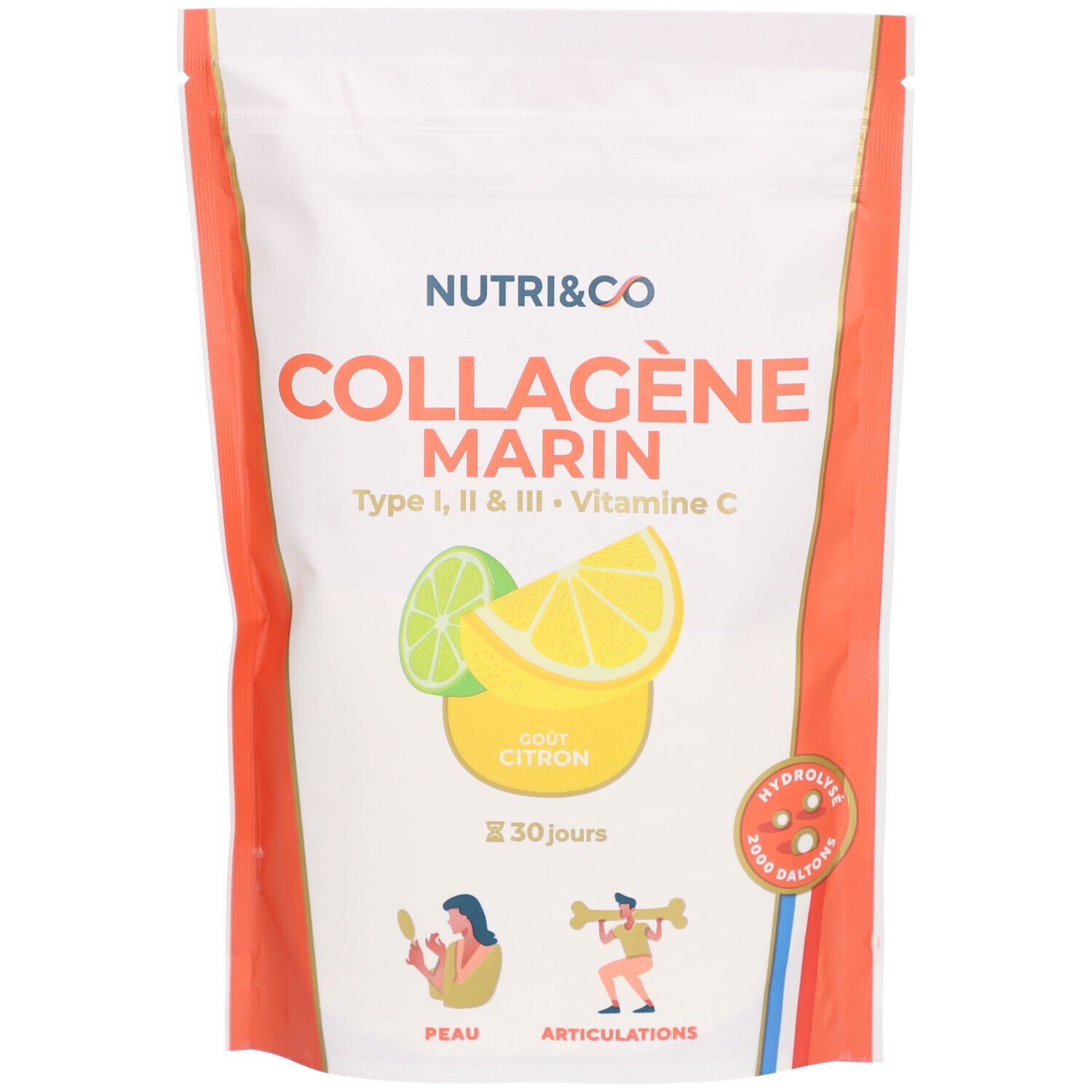 NUTRI&CO Collagène Marin  Arôme Citron