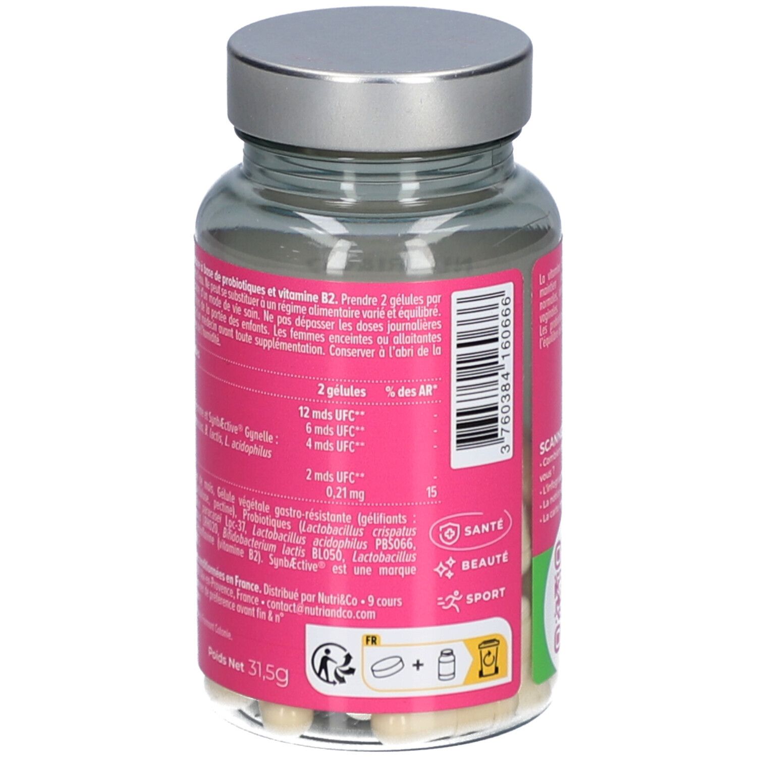 NUTRI&CO Probiotique Flore Intime