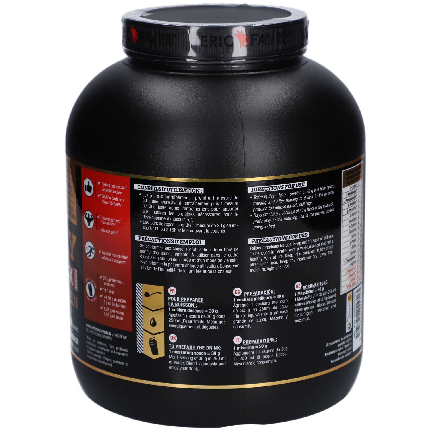 Eric Favre Whey Optimax Framboise