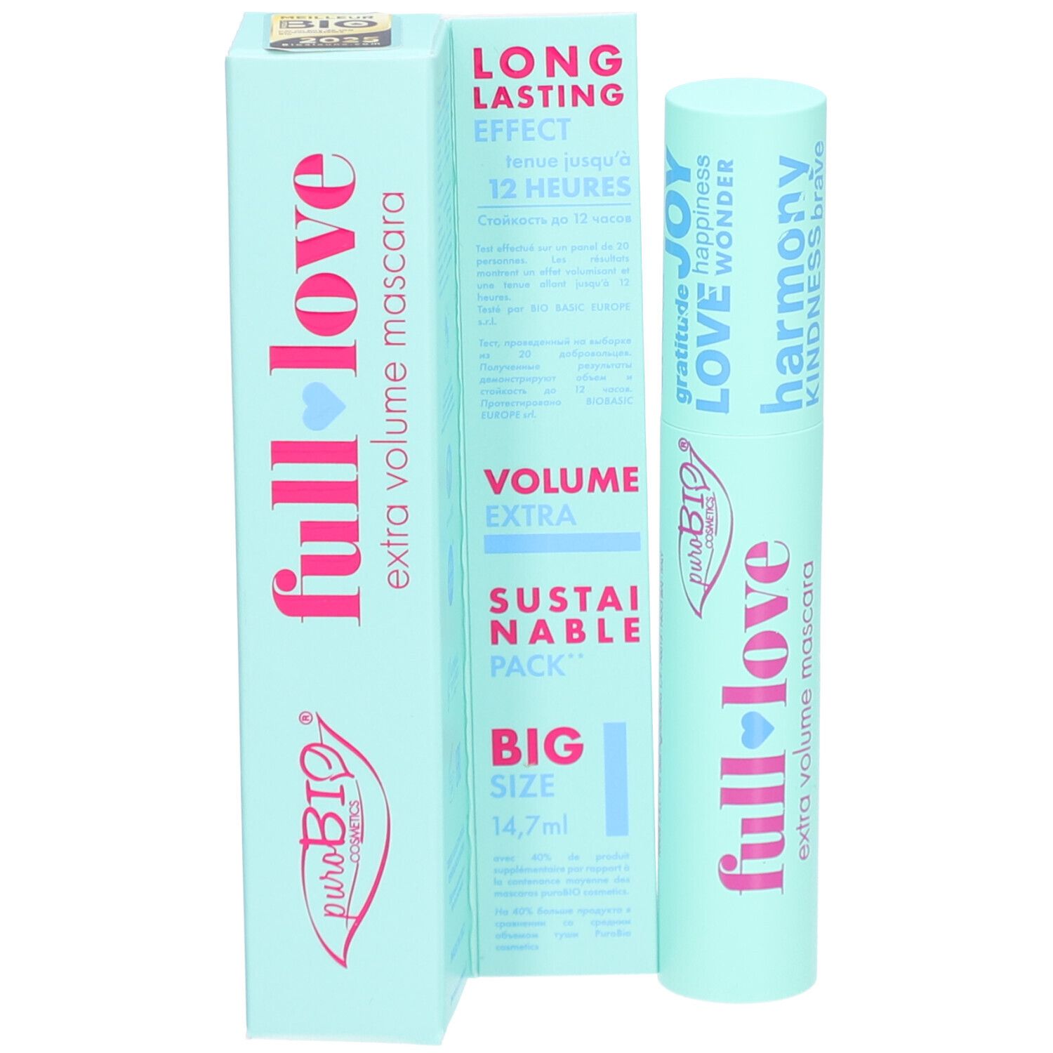 PUROBIO Mascara Full Love Extra Volume Noir