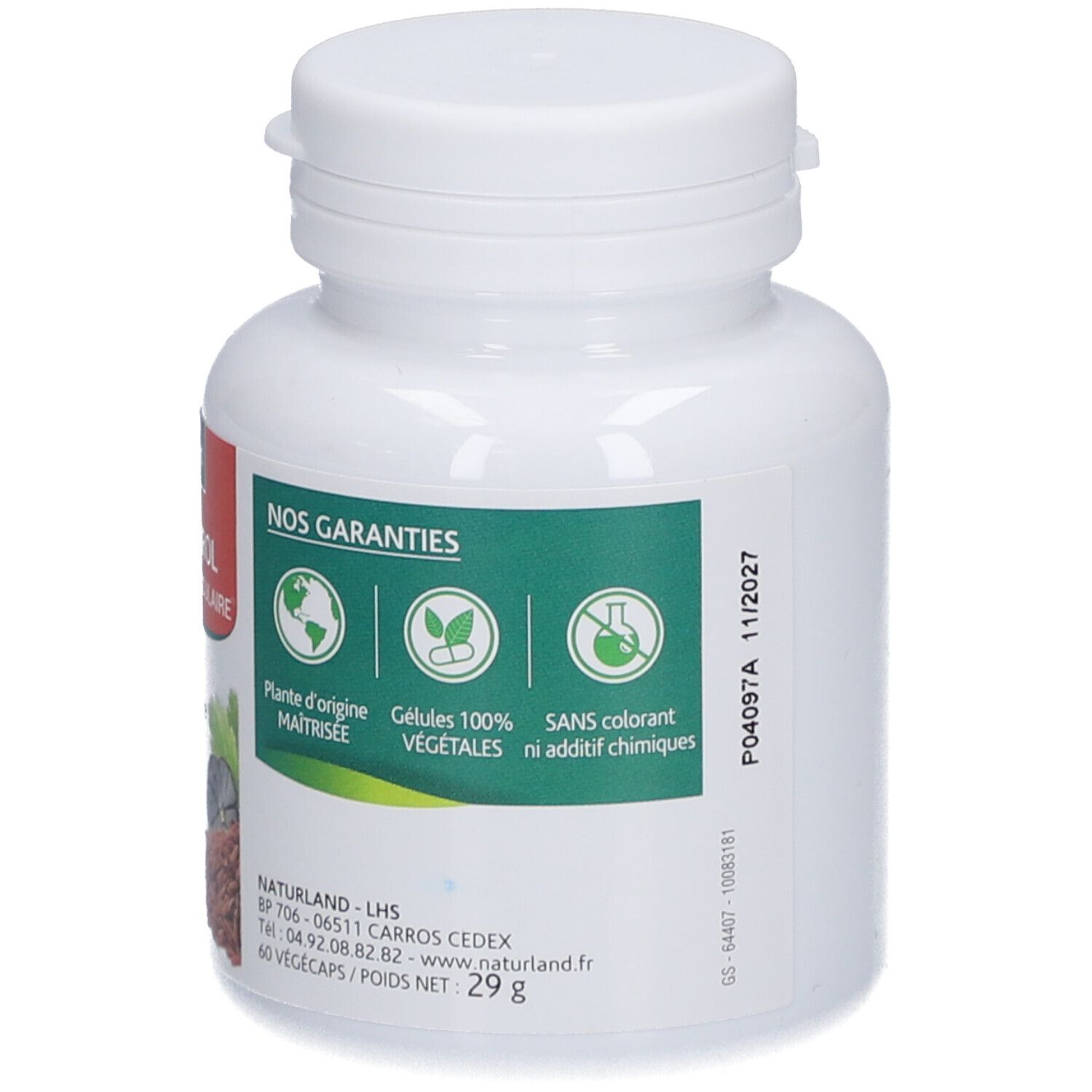 Naturland Végécaps Cholestérol Santé Cardiovasculaire