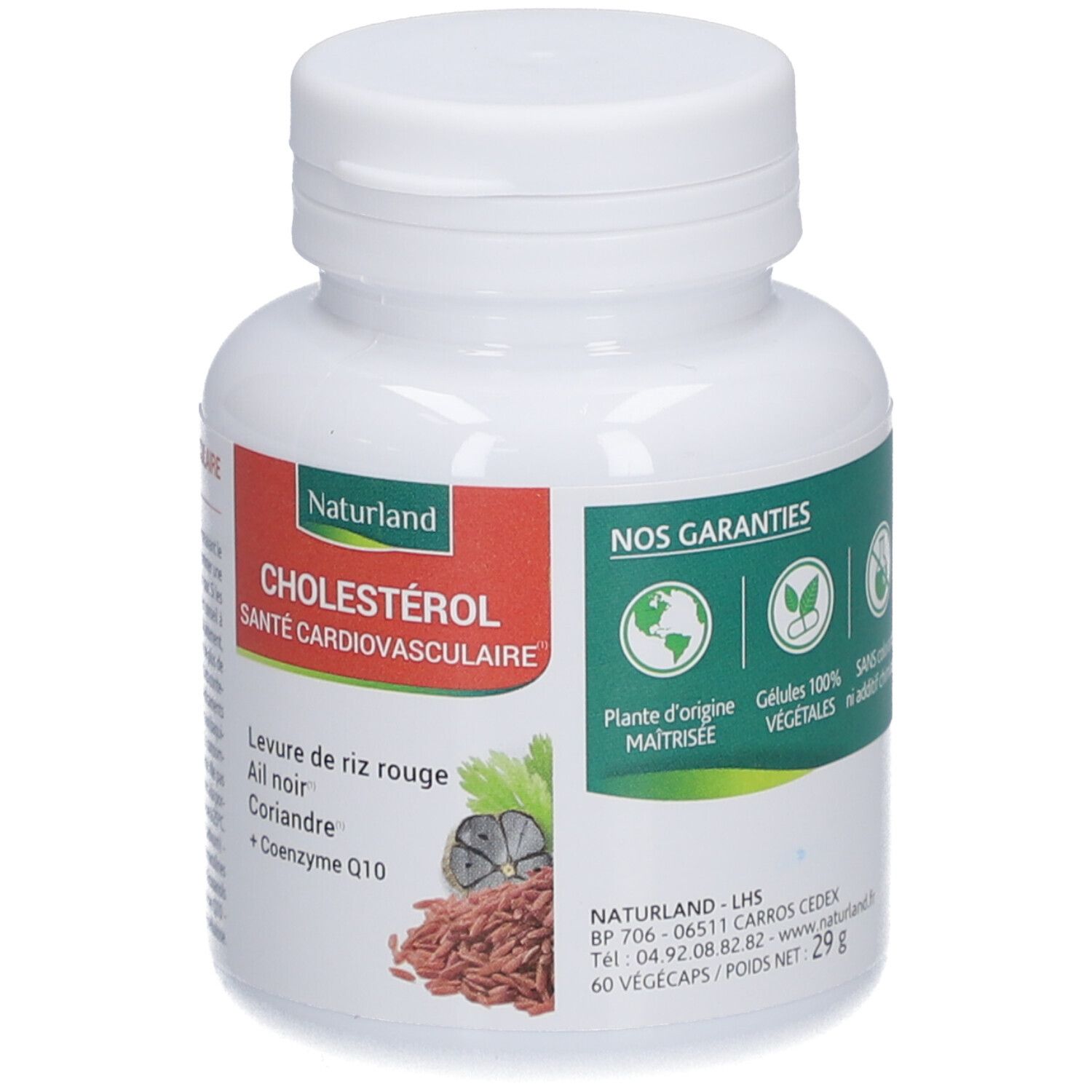 Naturland Végécaps Cholestérol Santé Cardiovasculaire
