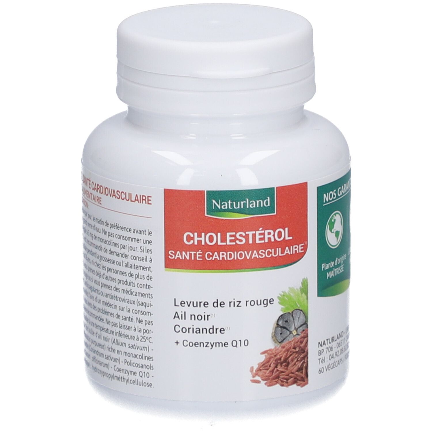 Naturland Végécaps Cholestérol Santé Cardiovasculaire