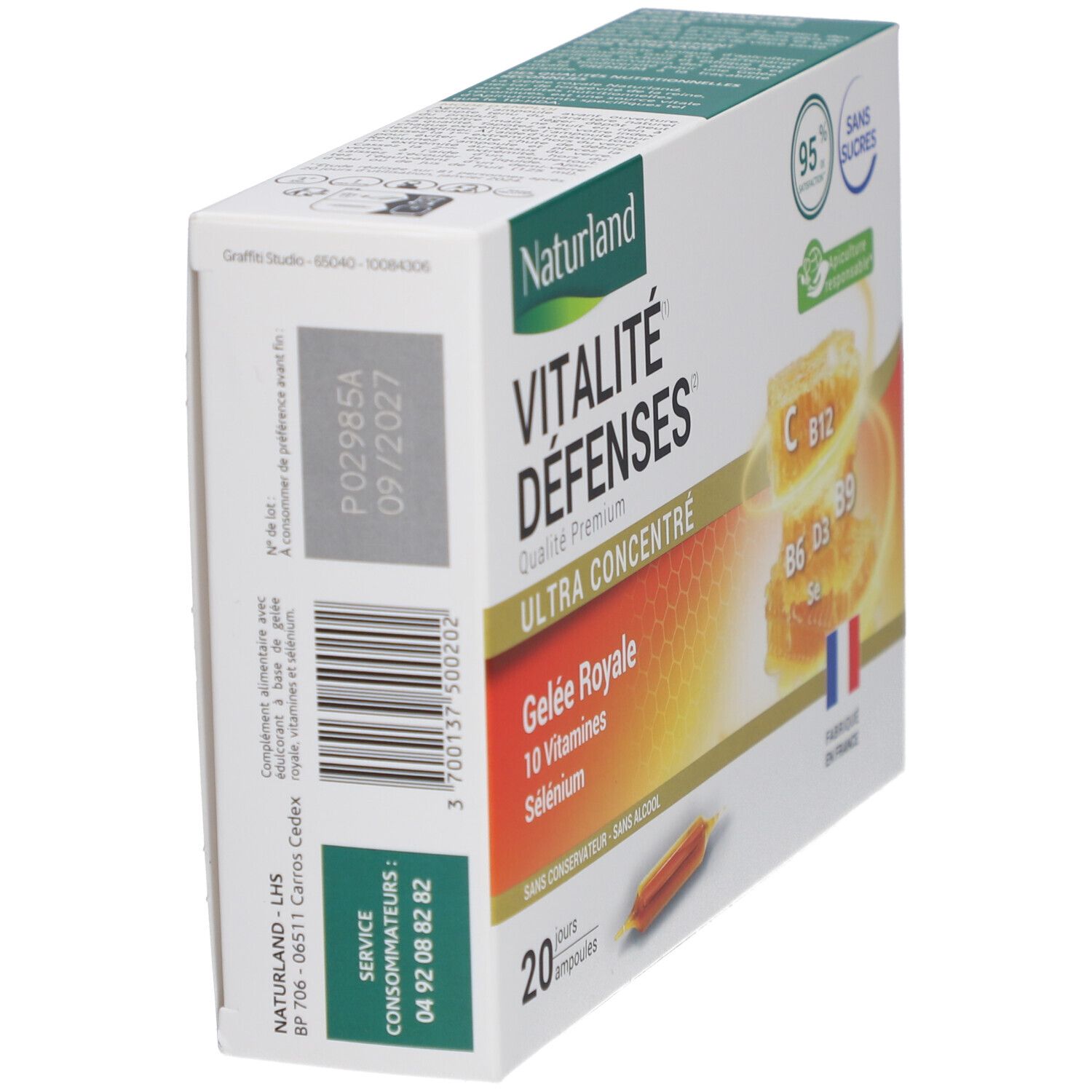 Naturland Vitalité Défenses Ampoules