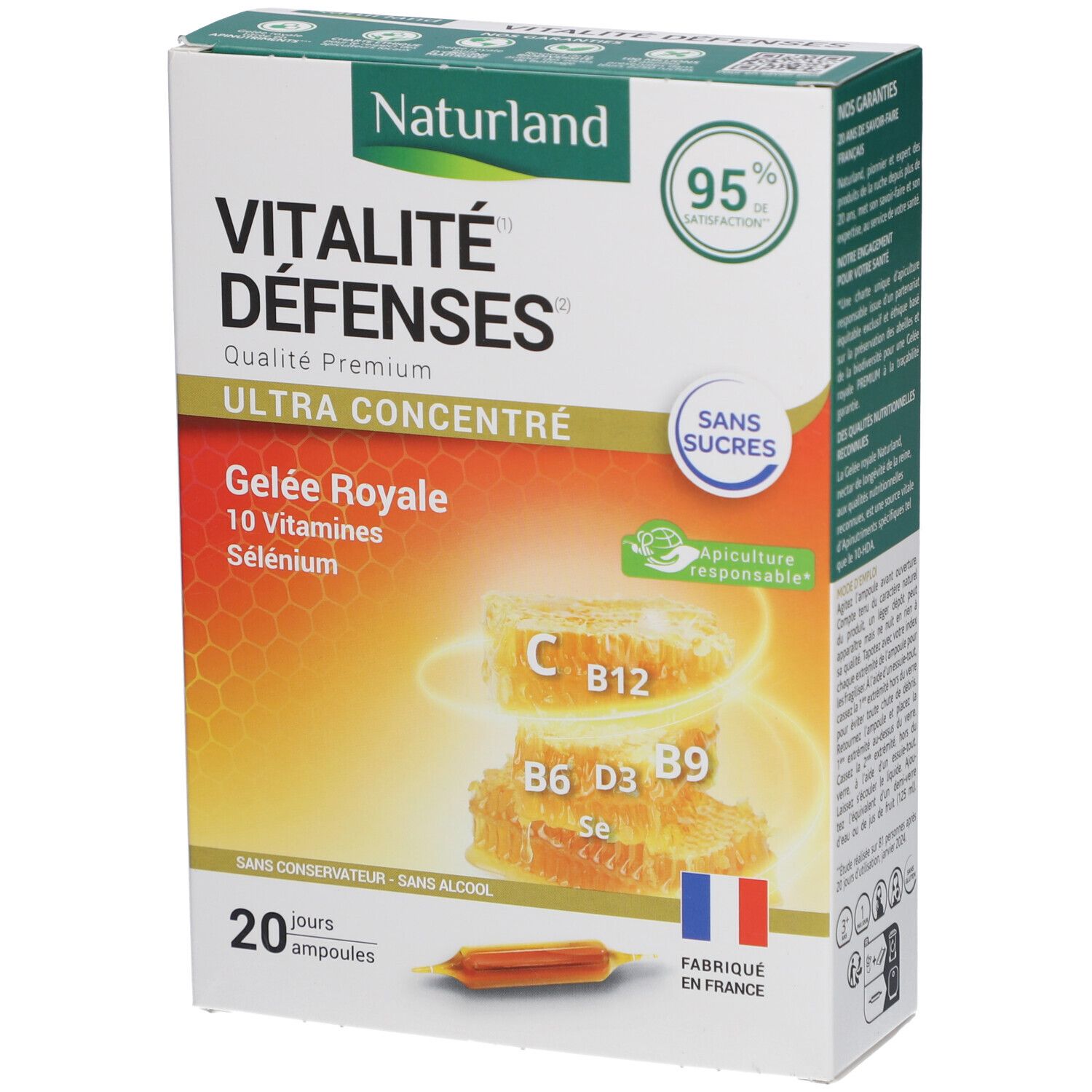 Naturland Vitalité Défenses Ampoules