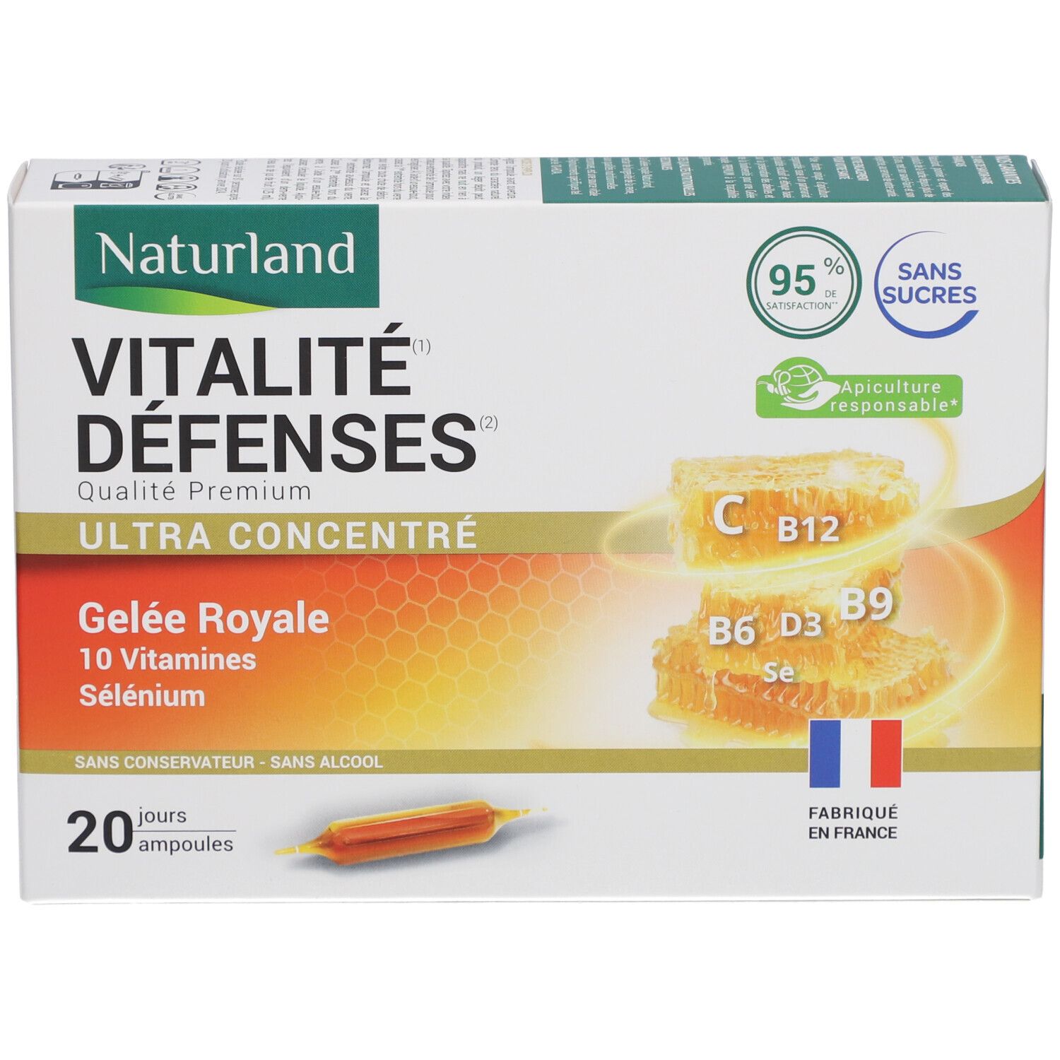 Naturland Vitalité Défenses Ampoules