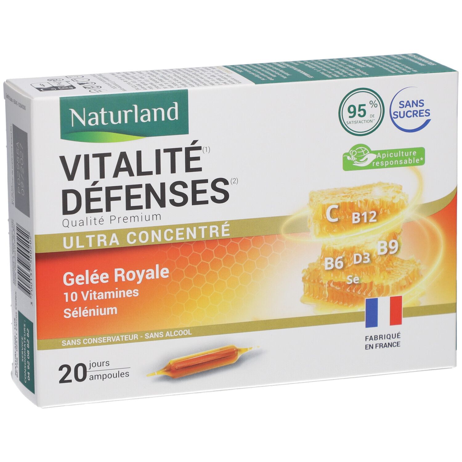 Naturland Vitalité Défenses Ampoules