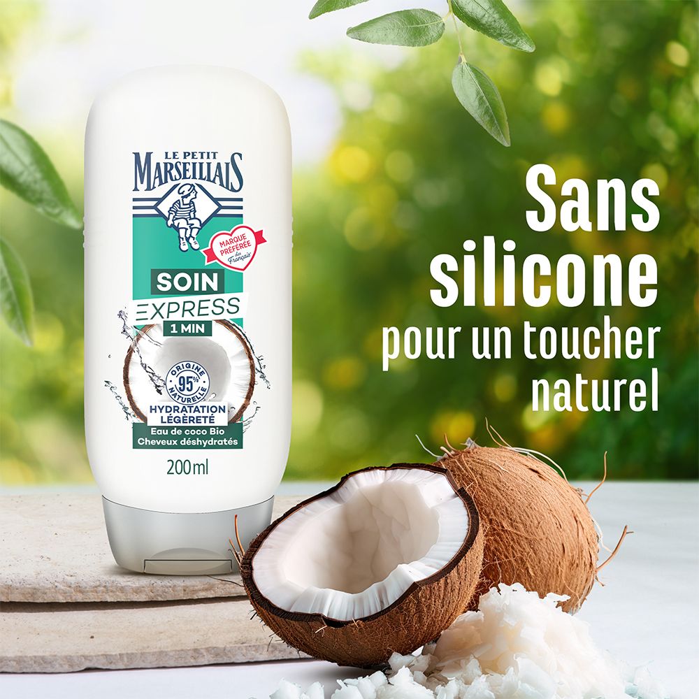 Le Petit Marseillais Soin Express Hydratation Légèreté à l’Eau de Coco BIO