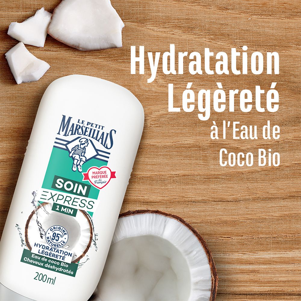 Le Petit Marseillais Soin Express Hydratation Légèreté à l’Eau de Coco BIO