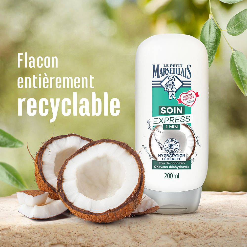 Le Petit Marseillais Soin Express Hydratation Légèreté à l’Eau de Coco BIO