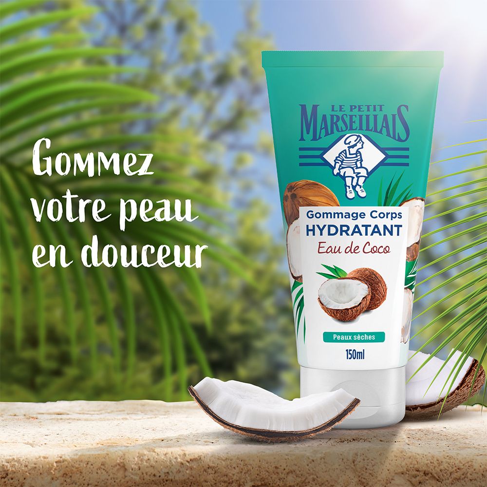 Le Petit Marseillais Gommage Corps Hydratant – Eau de Coco