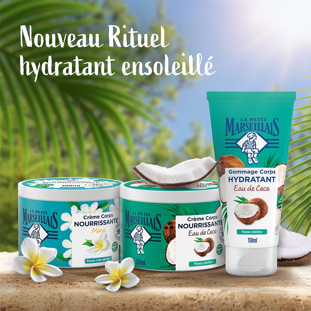 Le Petit Marseillais Gommage Corps Hydratant – Eau de Coco