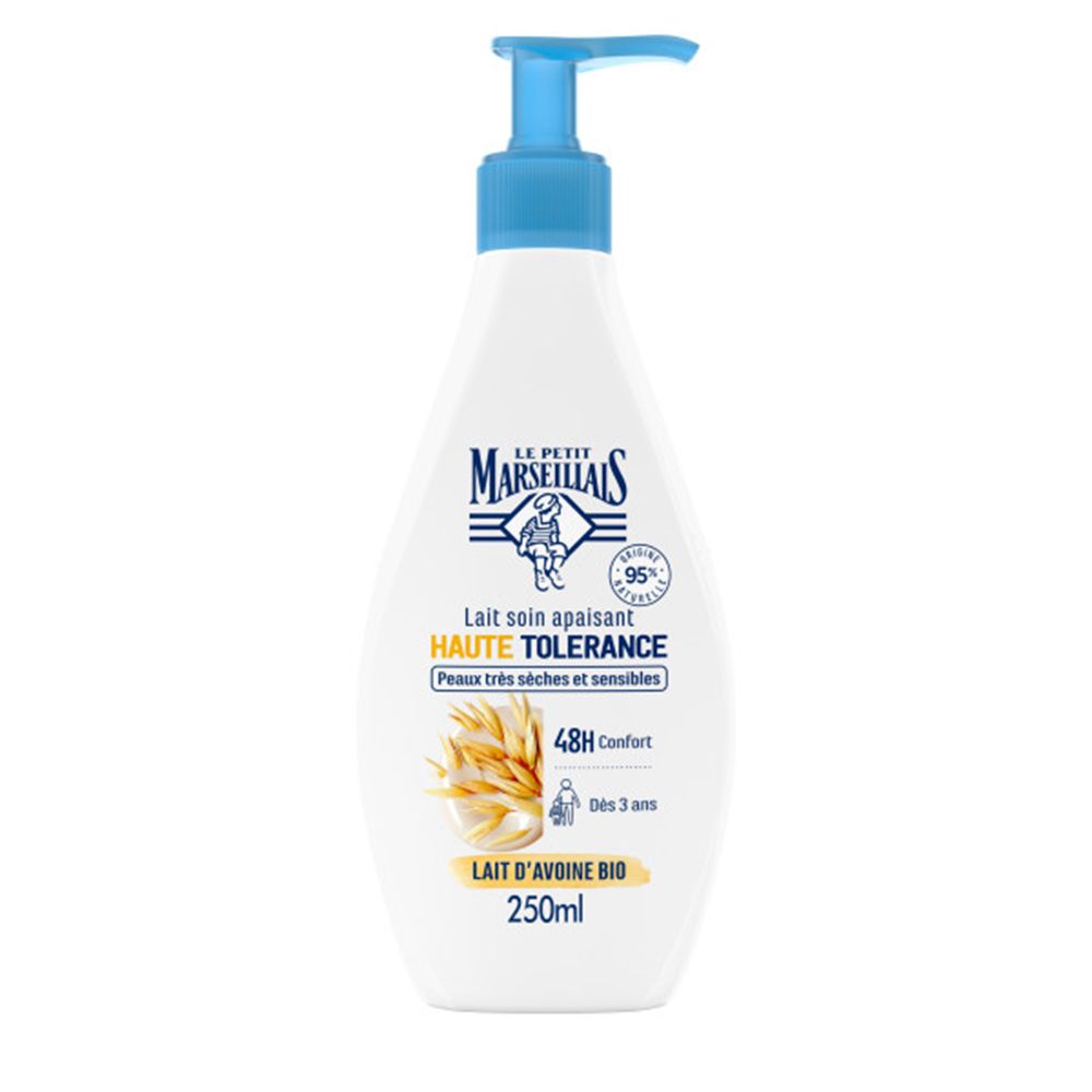 Le Petit Marseillais Lait Soin Apaisant Haute Tolérance – Lait d'Avoine Bio