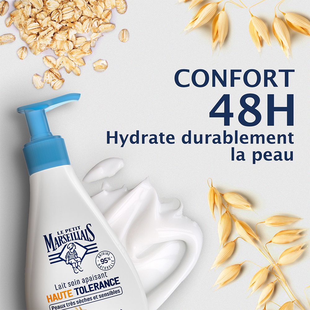 Le Petit Marseillais Lait Soin Apaisant Haute Tolérance – Lait d'Avoine Bio