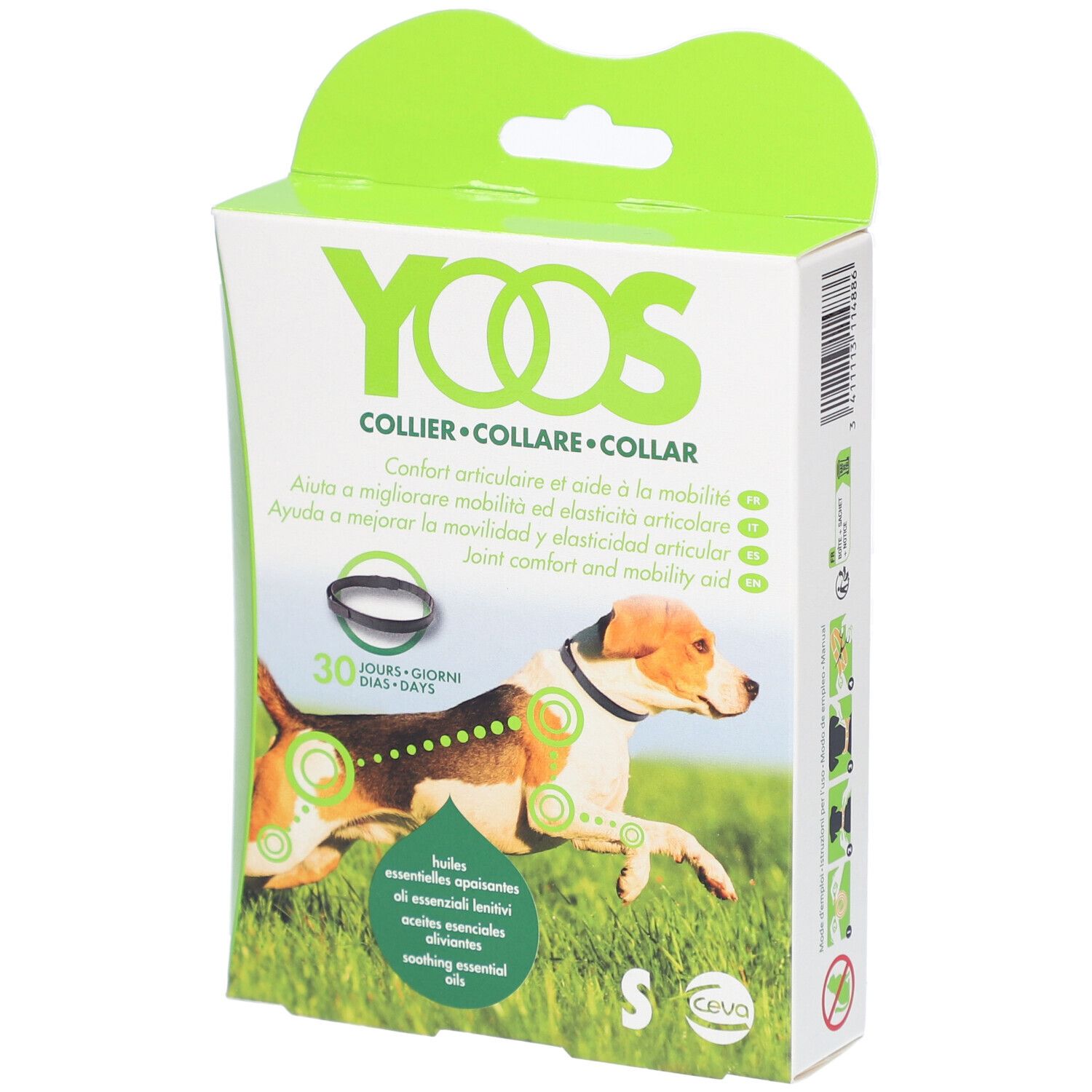 Ceva YOOS 1 Collier Petit Chien Confort et Mobilité Articulaire