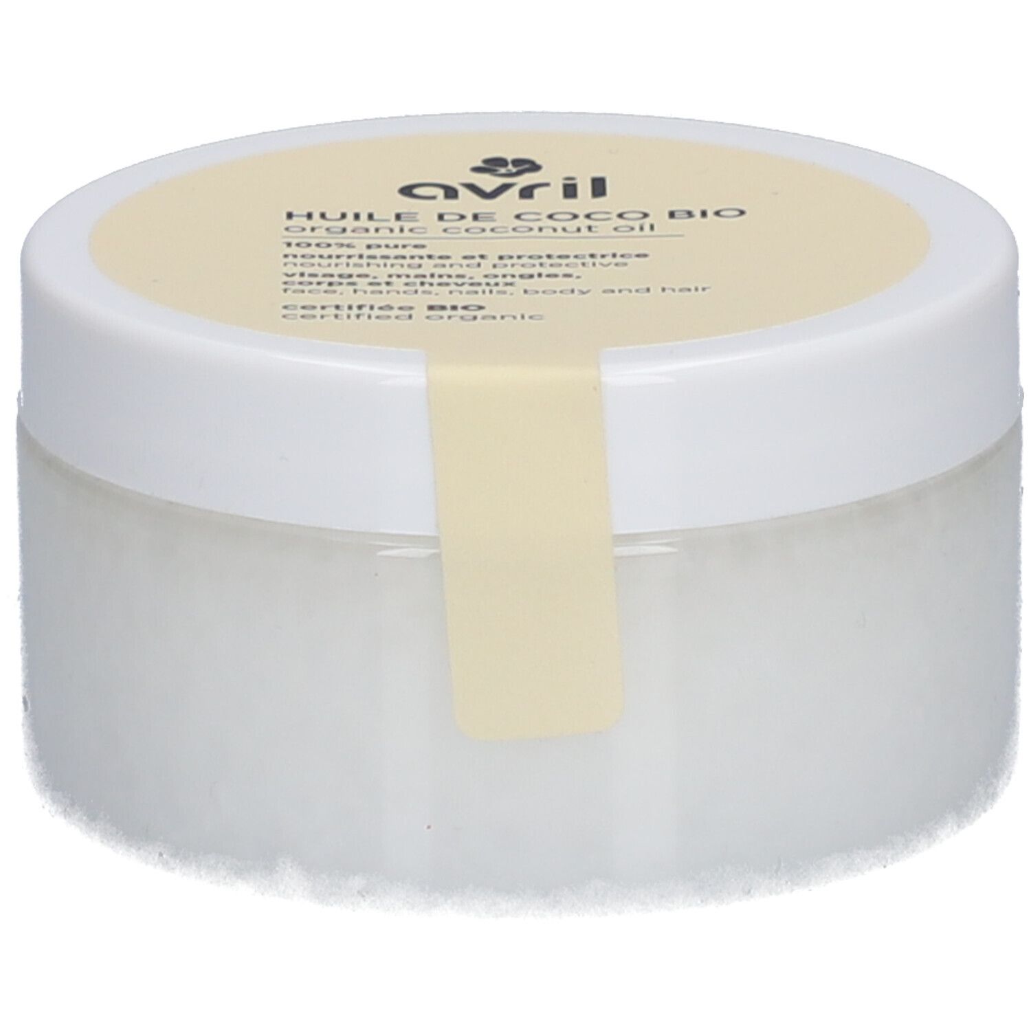 Avril Huile de coco bio vierge 100 % pure première pression à froid