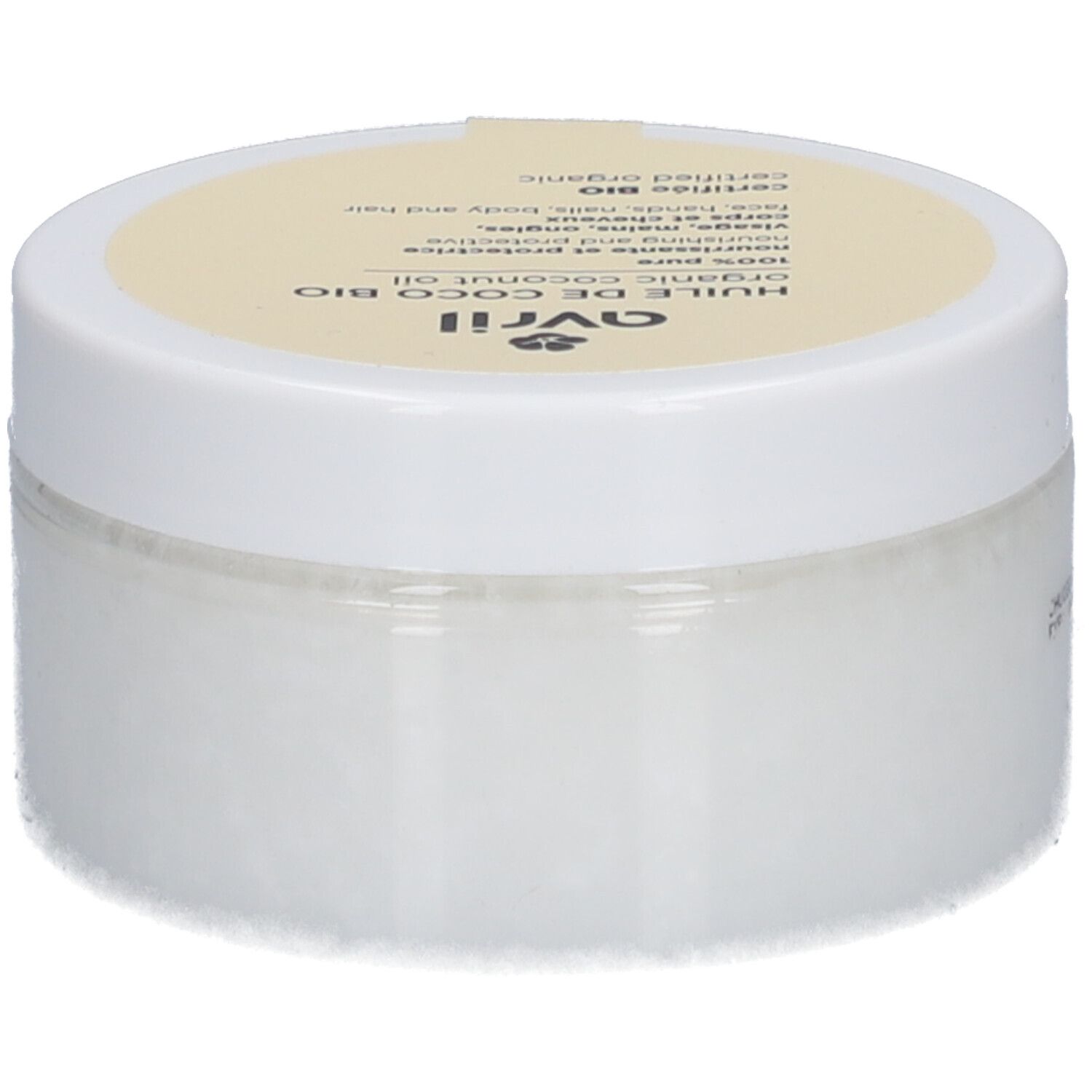 Avril Huile de coco bio vierge 100 % pure première pression à froid