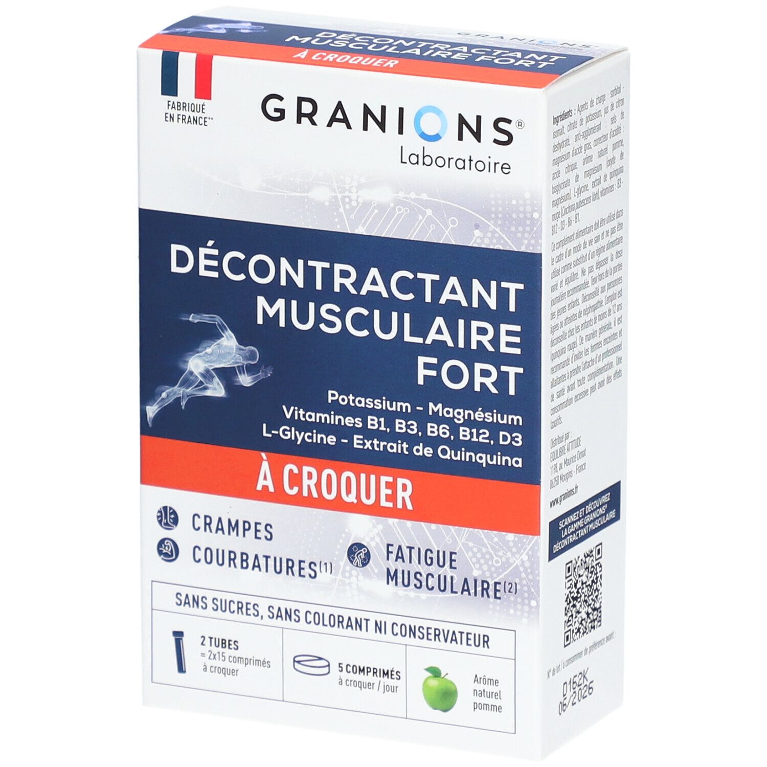 Granions Décontraction Musculaire Fort Croquable
