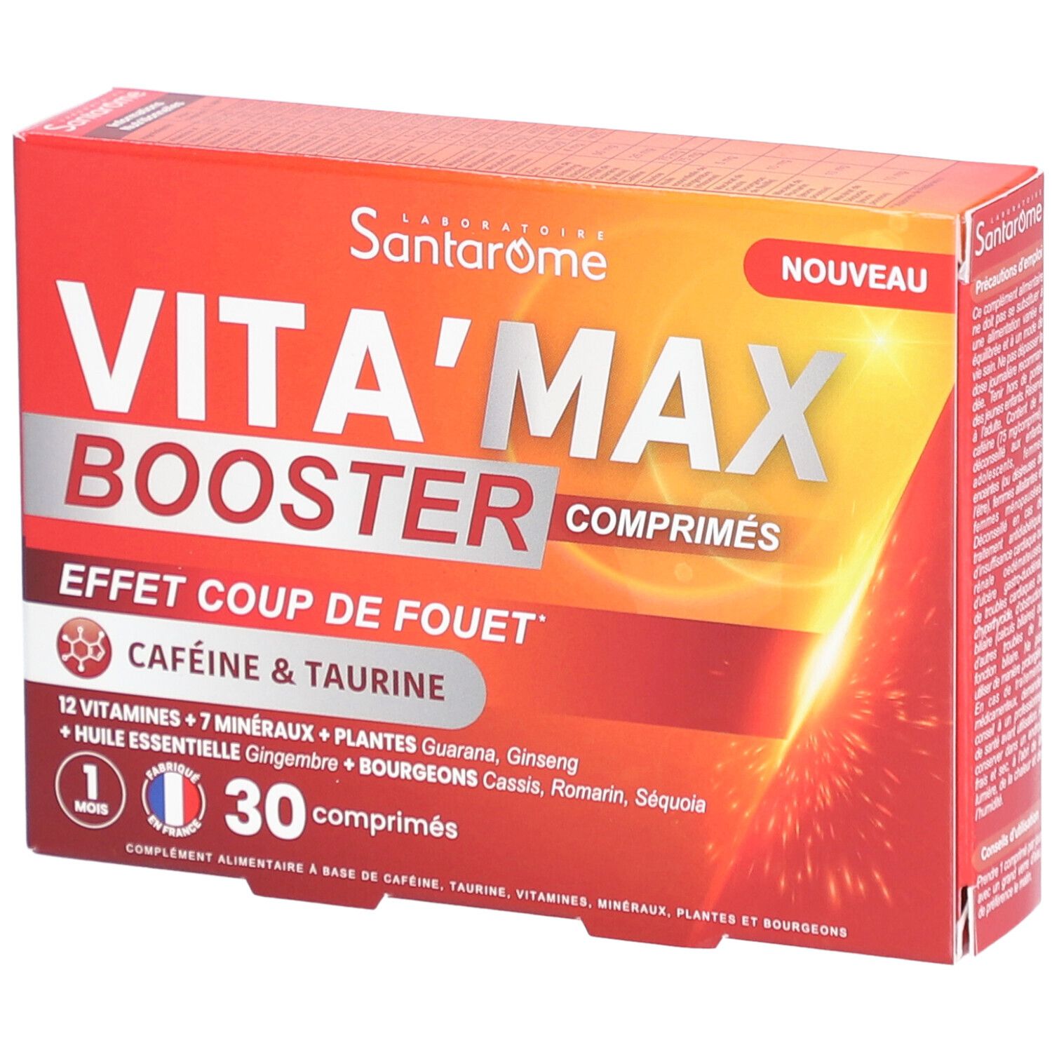 Santarome Vita'max Boost Caféine & Taurine Anti-Fatigue