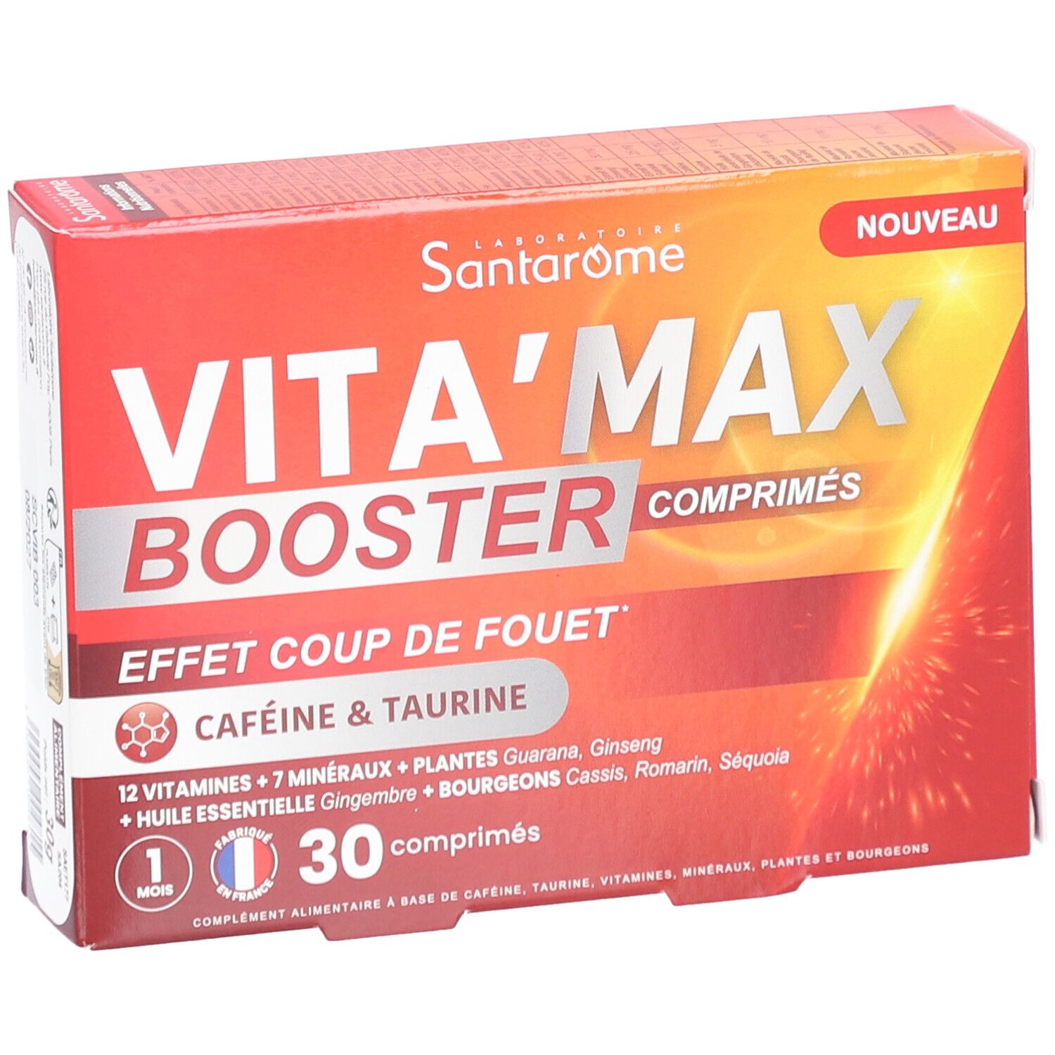 Santarome Vita'max Boost Caféine & Taurine Anti-Fatigue