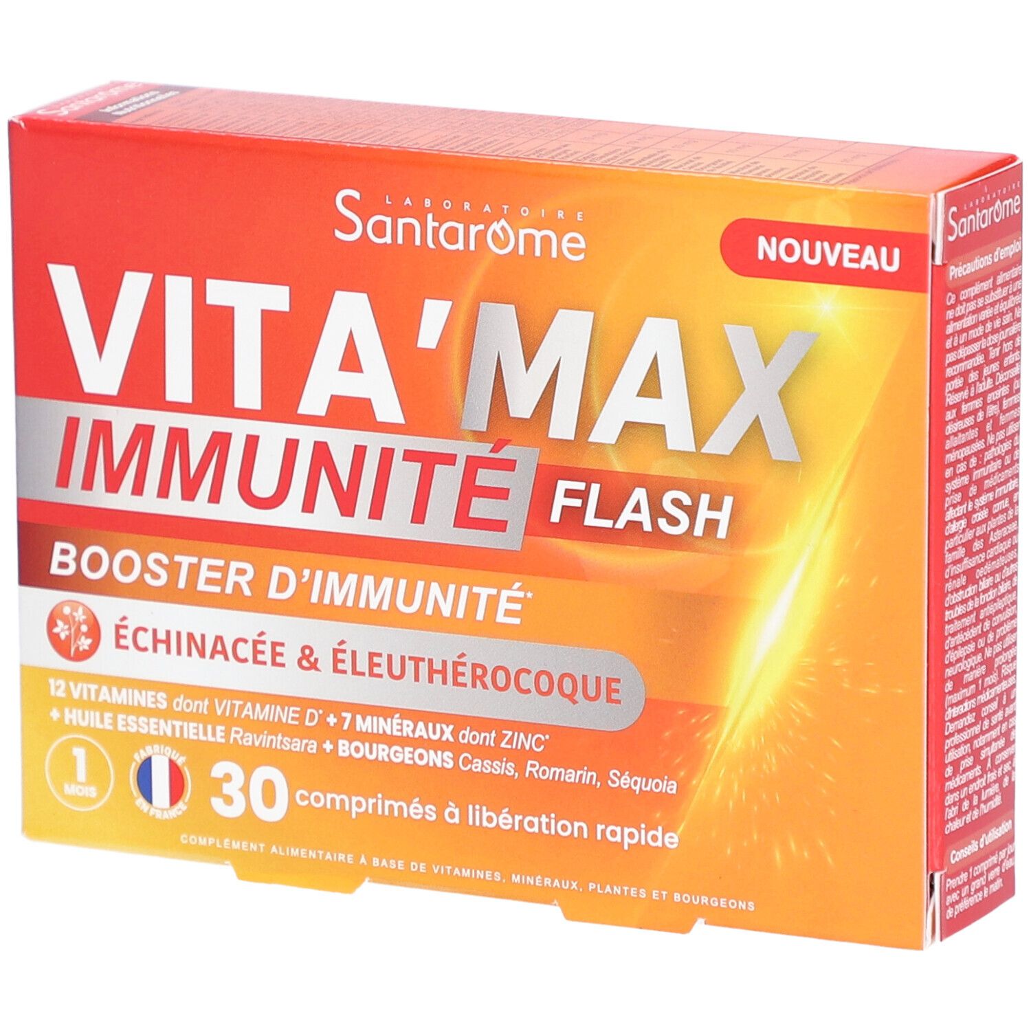 Santarome Vita'max Immunity Boost Flash Défenses Immunitaires