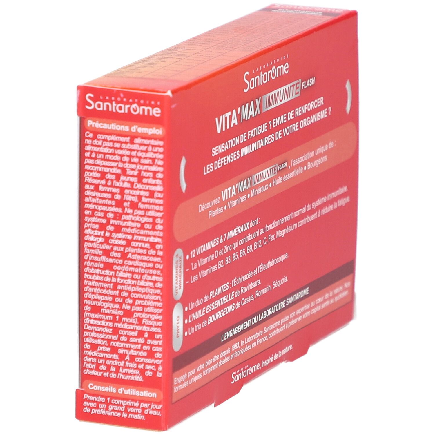 Santarome Vita'max Immunity Boost Flash Défenses Immunitaires