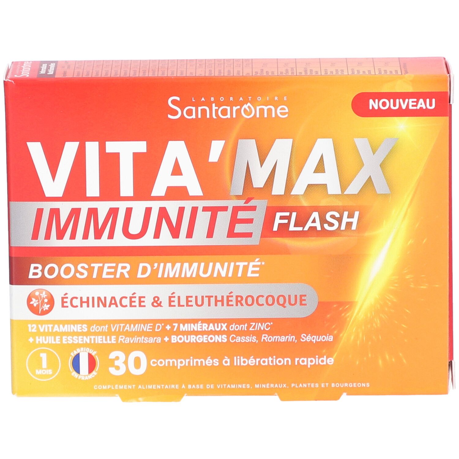 Santarome Vita'max Immunity Boost Flash Défenses Immunitaires